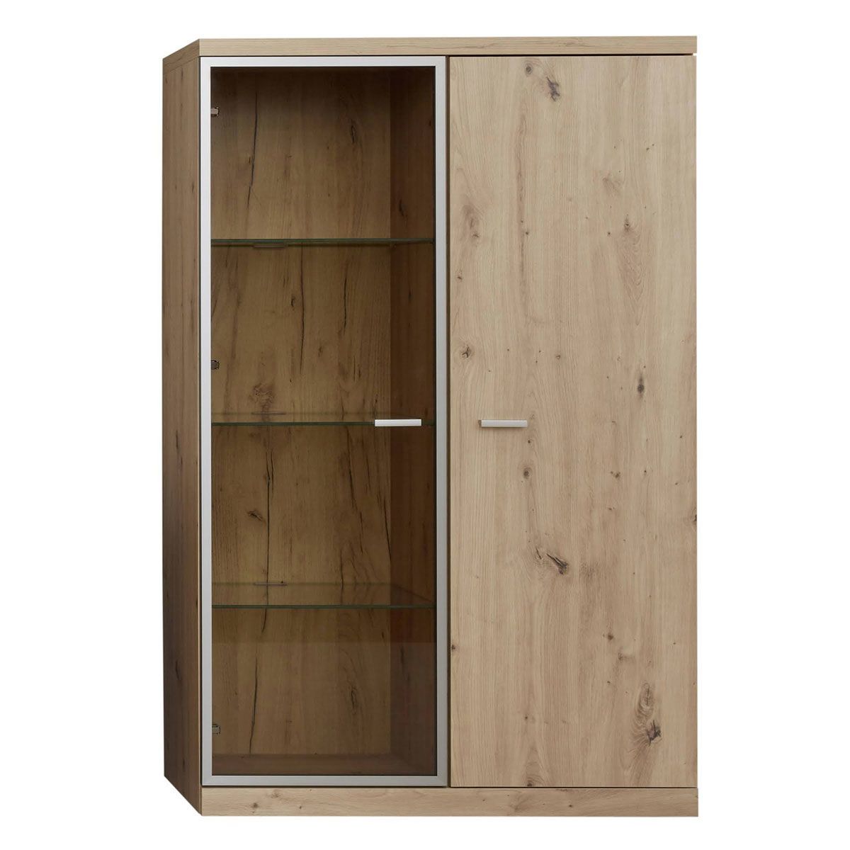 trendteam Echo Vitrine halbhoch Artisan Eiche melamin
