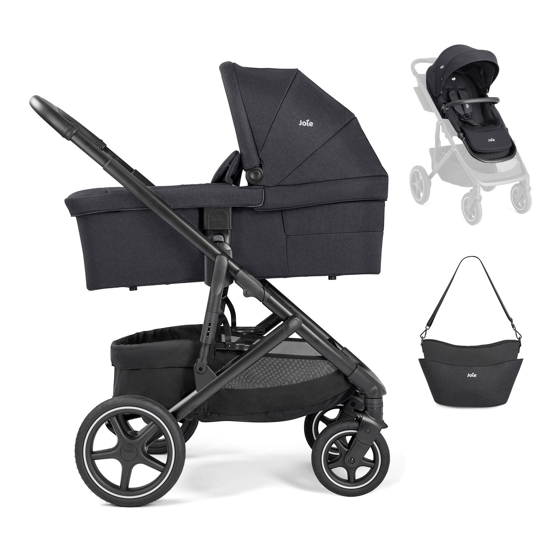 Joie Elara 2in1 Raven Kombi-Kinderwagen