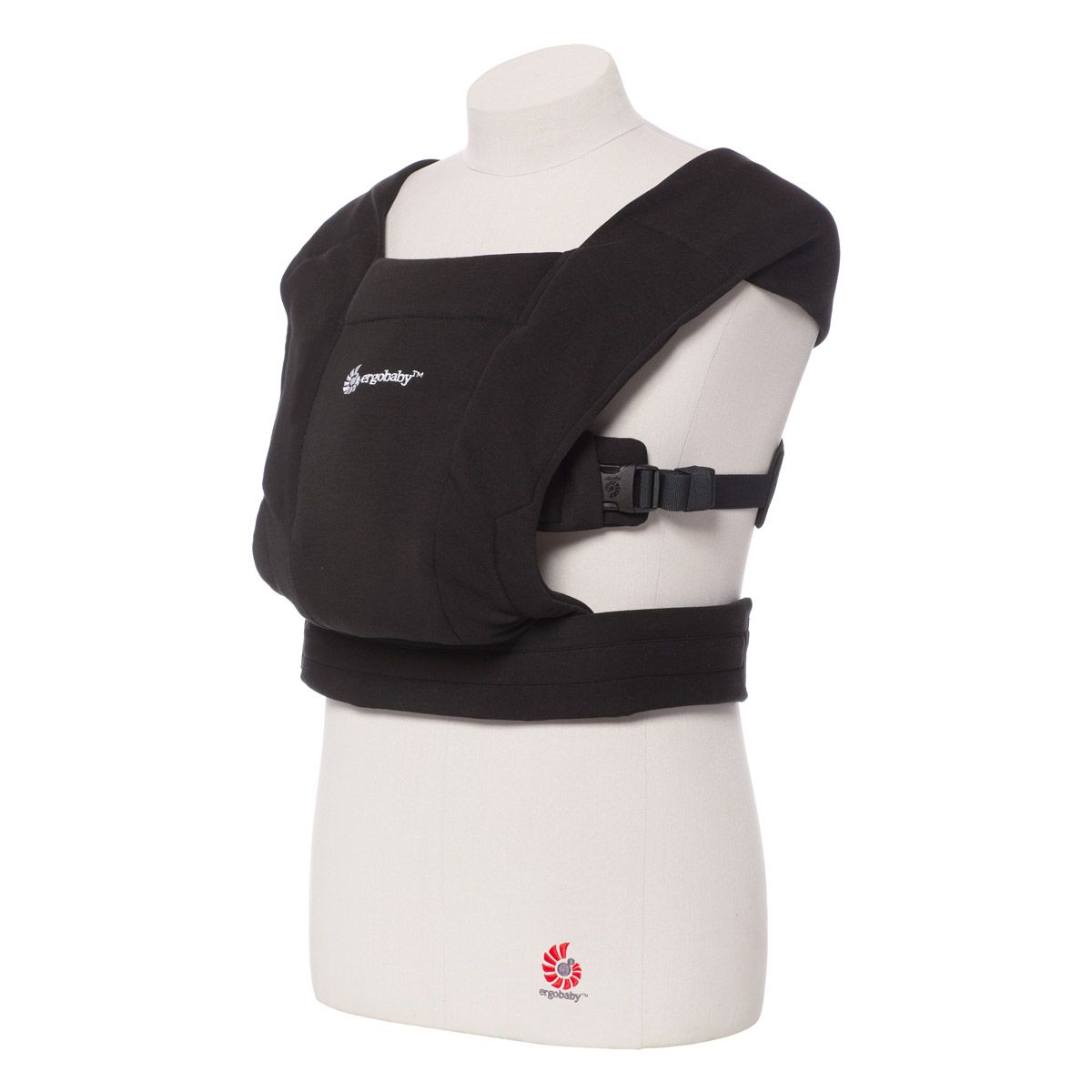 Ergobaby Embrace Pure Black Babytrage für Neugeborene