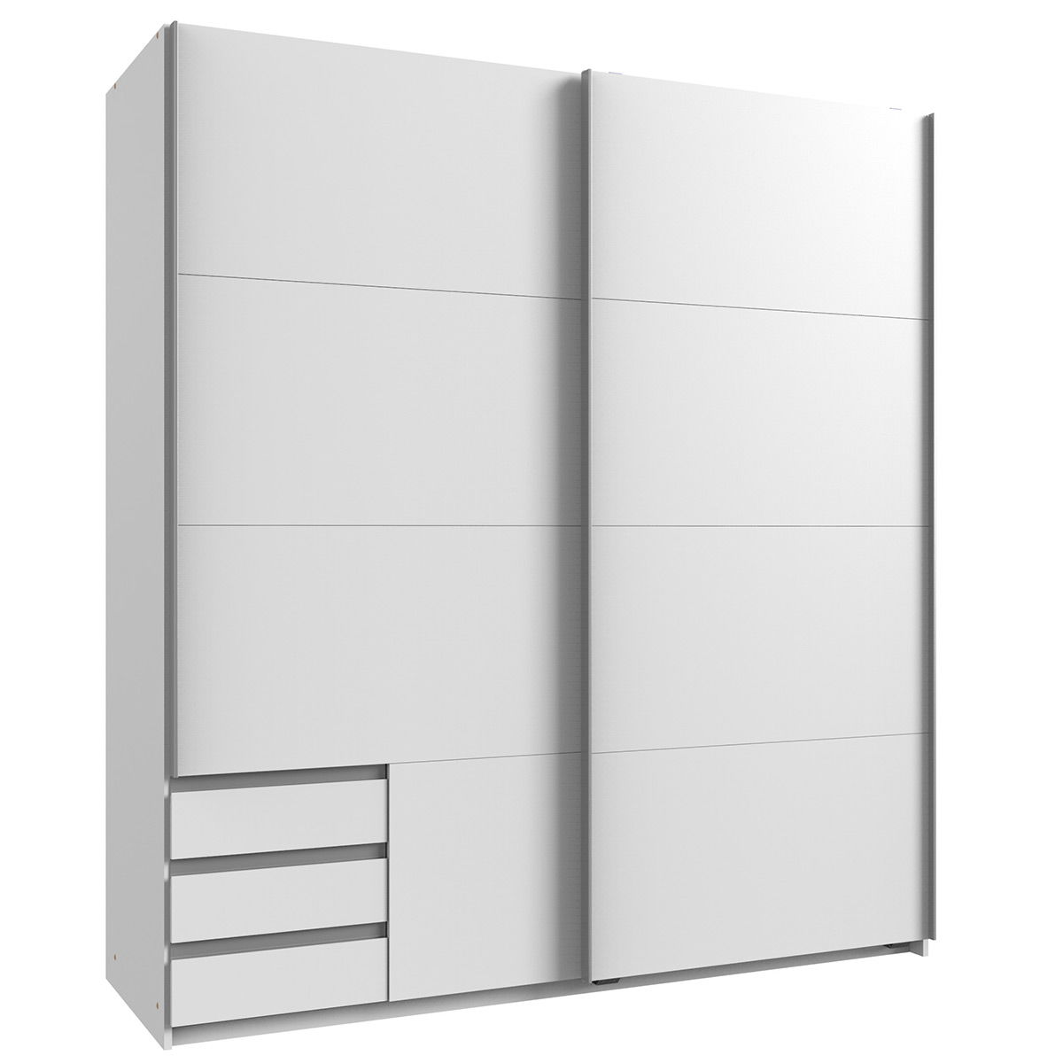 Wimex Emden Kleiderschrank 179 cm Weiß