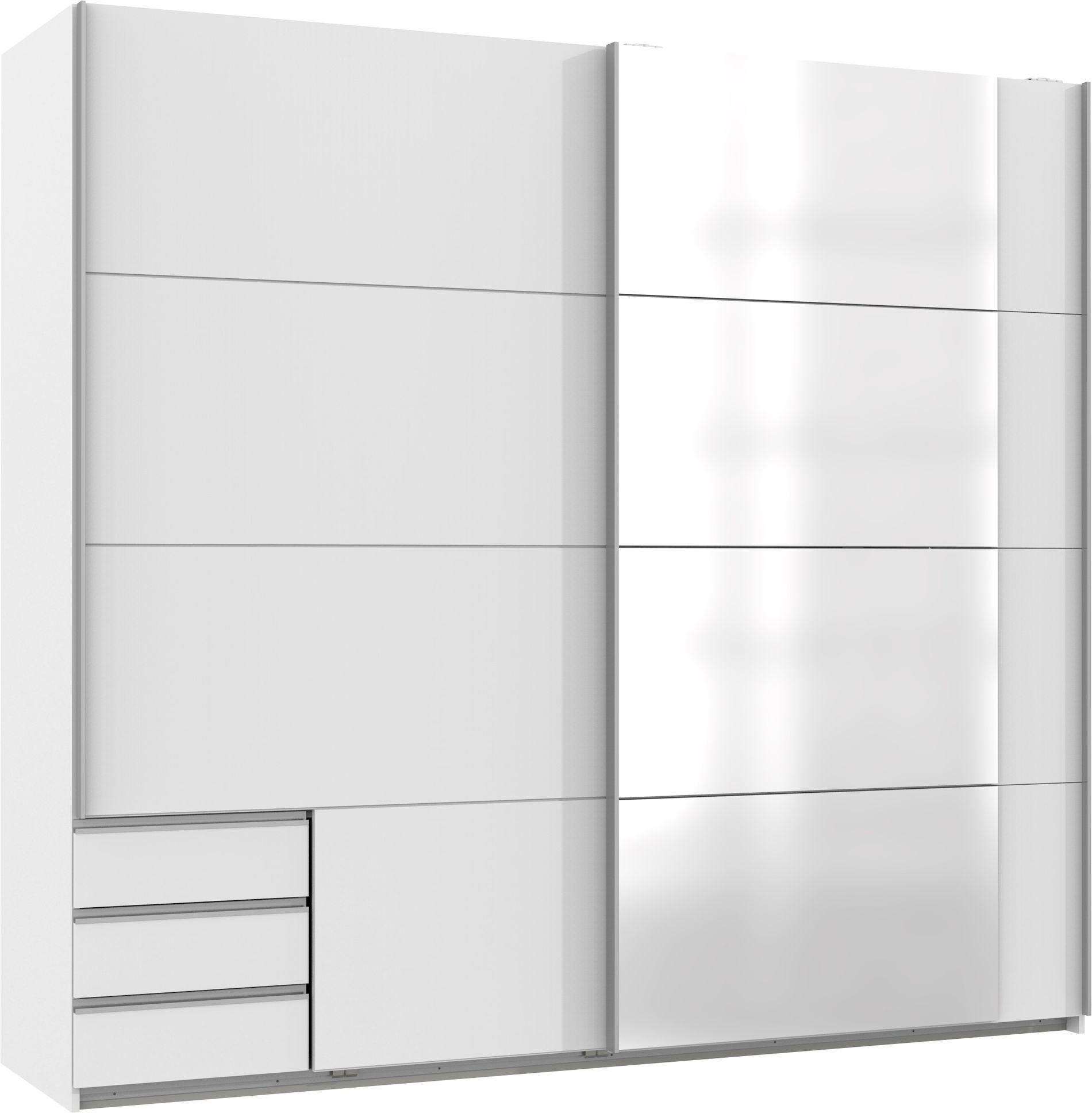 Wimex Emden2 Schwebetürenschrank 225 cm Weiß