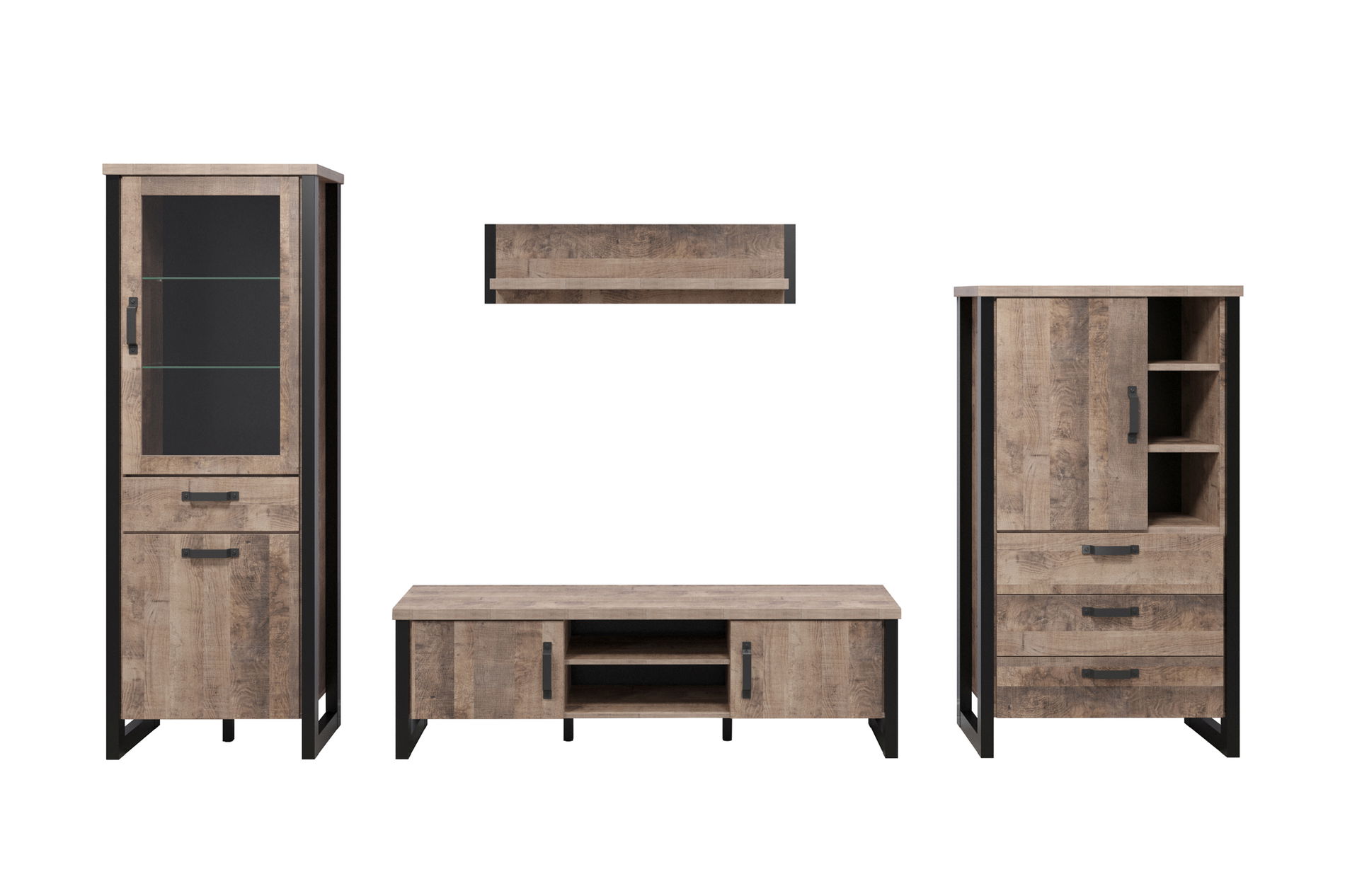 trendteam Anbauwand schmal Emile