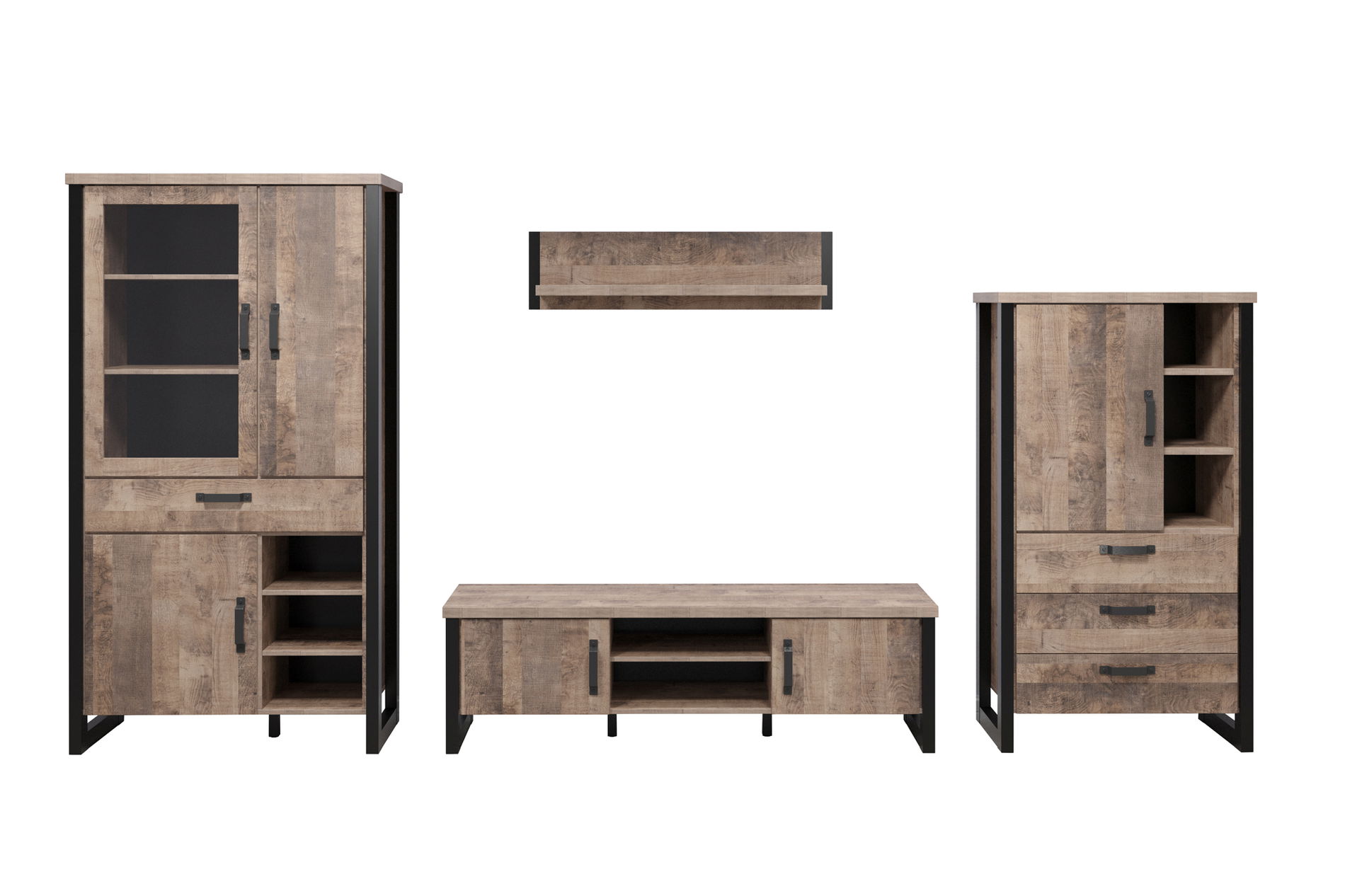 trendteam Anbauwand breit Emile