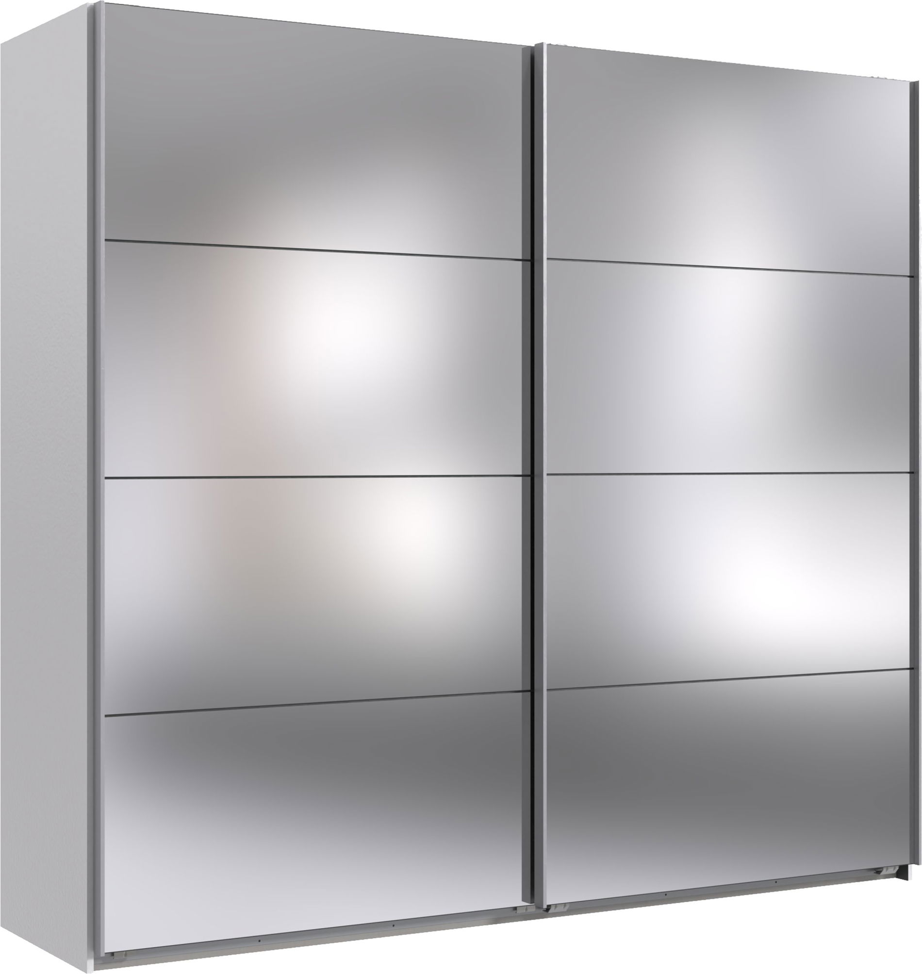 Wimex England Schwebetürenschrank 225x208 cm Weiß