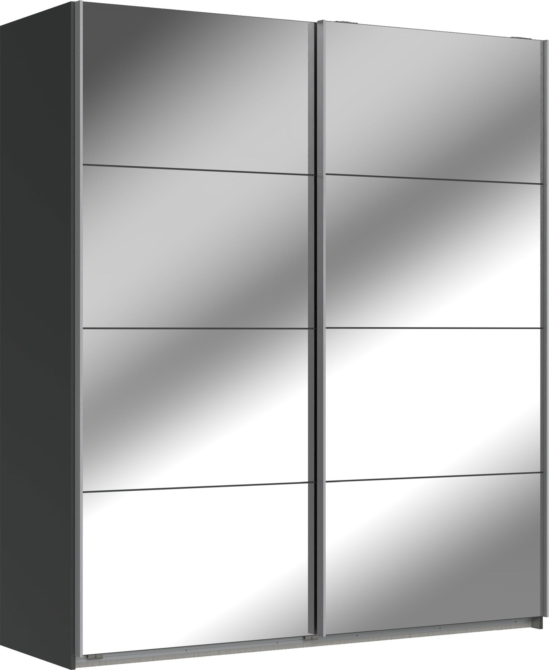 Wimex England Schwebetürenschrank 180x236 cm Grafit
