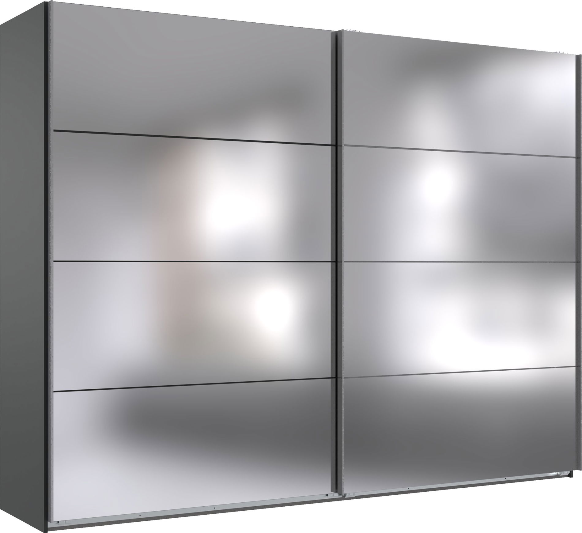 Wimex England Schwebetürenschrank 270x236 cm Grafit