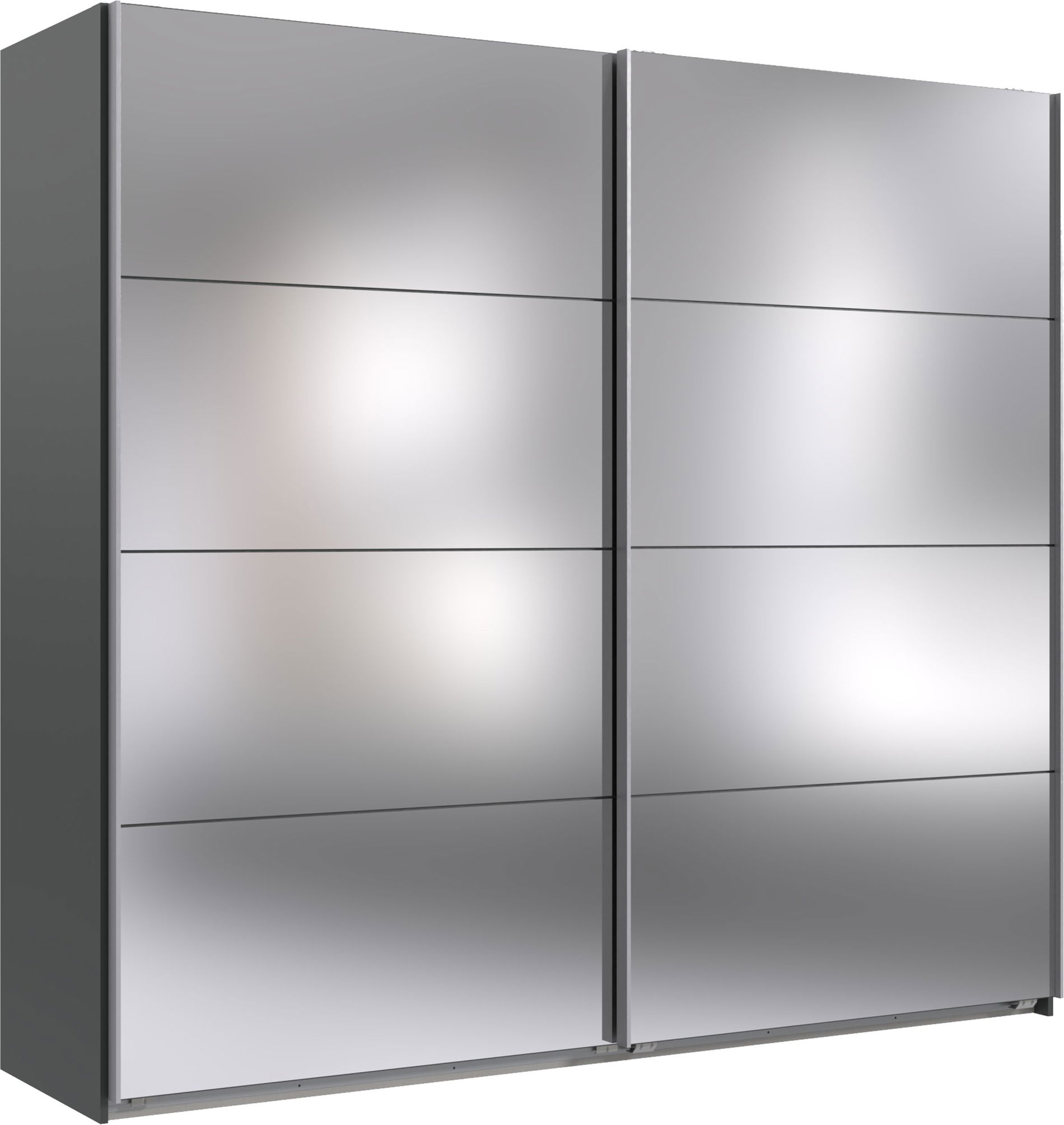 Wimex England Schwebetürenschrank 225x208 cm Grafit