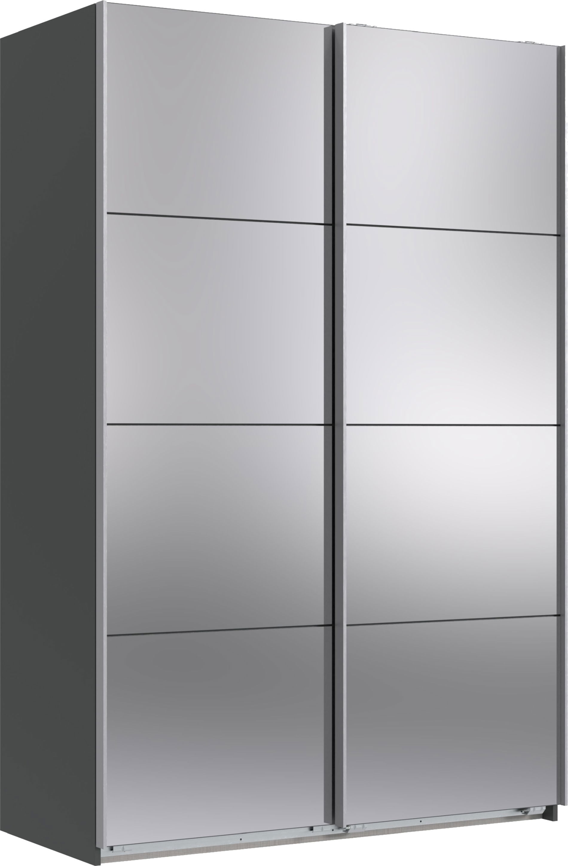 Wimex England Schwebetürenschrank 135x208 cm Grafit