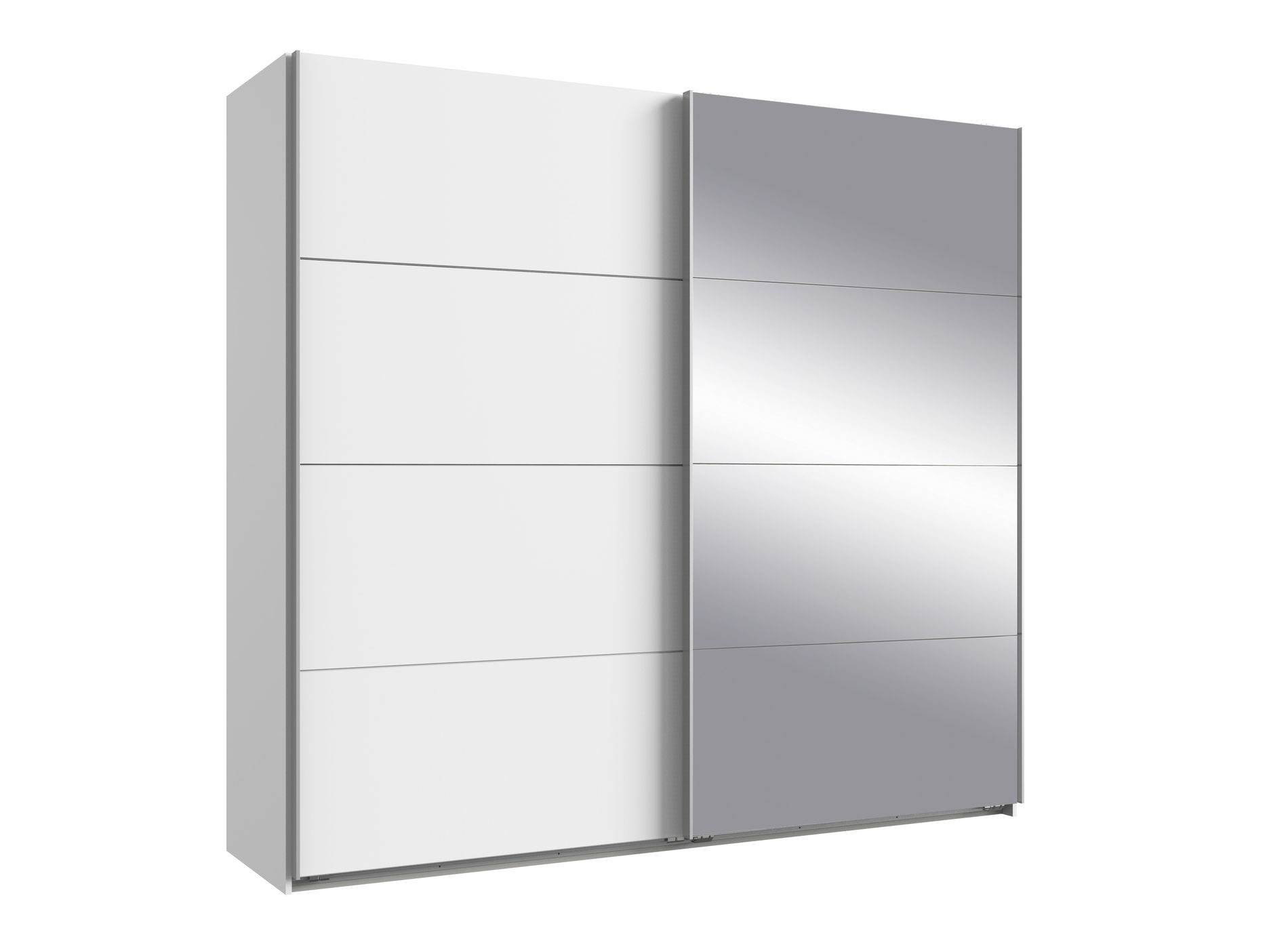 Wimex Ernie Schwebetürenschrank 225 cm Weiß