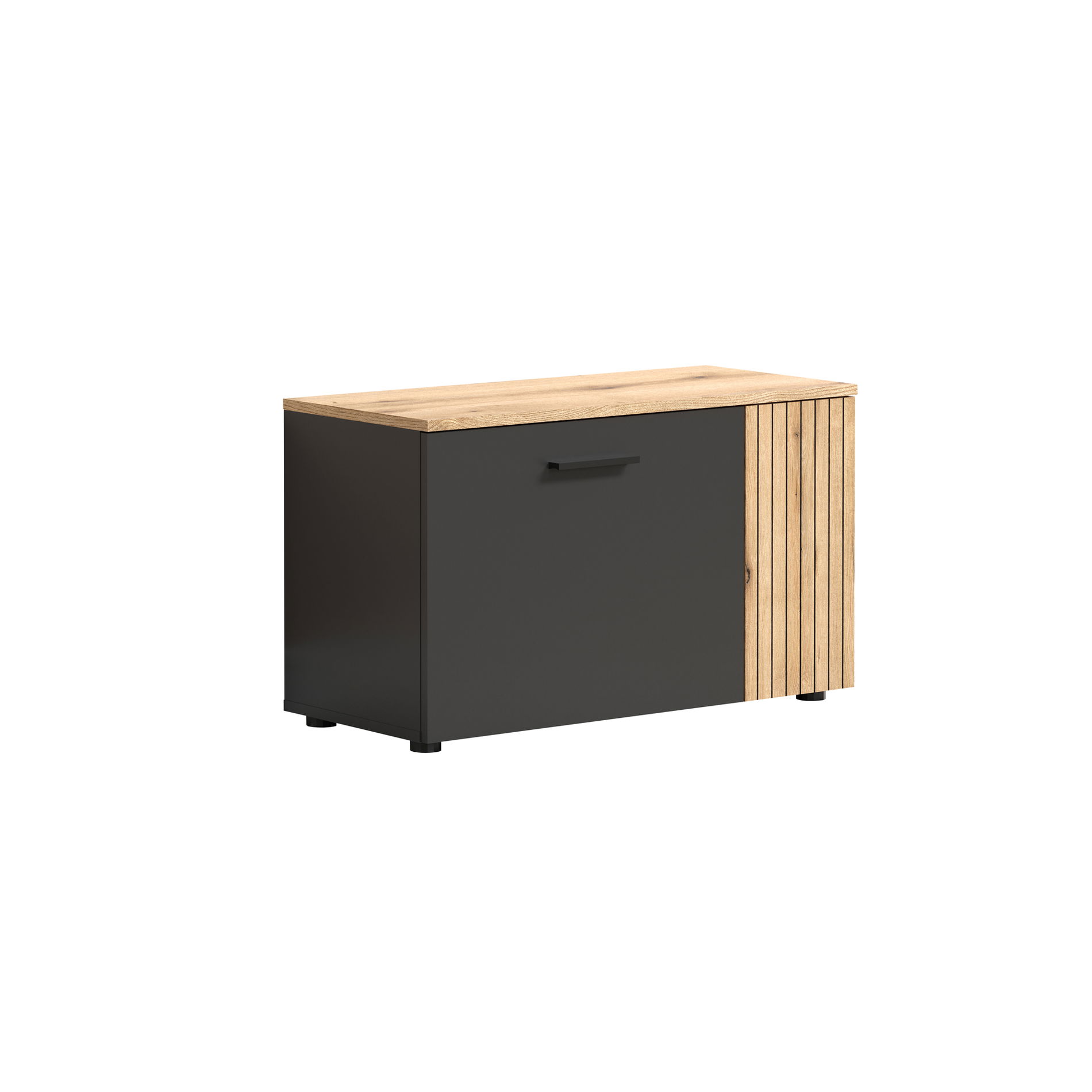 trendteam Esteban Sitzbank Anthrazit Melamin Coast Evoke Oak