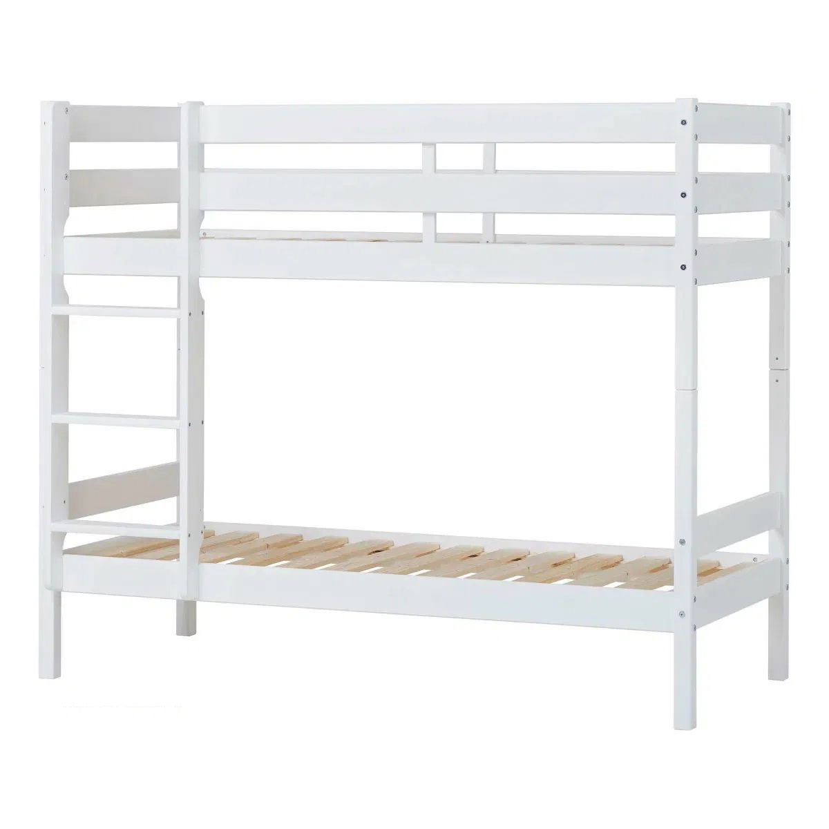 Hoppekids ECO Comfort Etagenbett Weiß 70 x 160 cm mit Lattenrosten