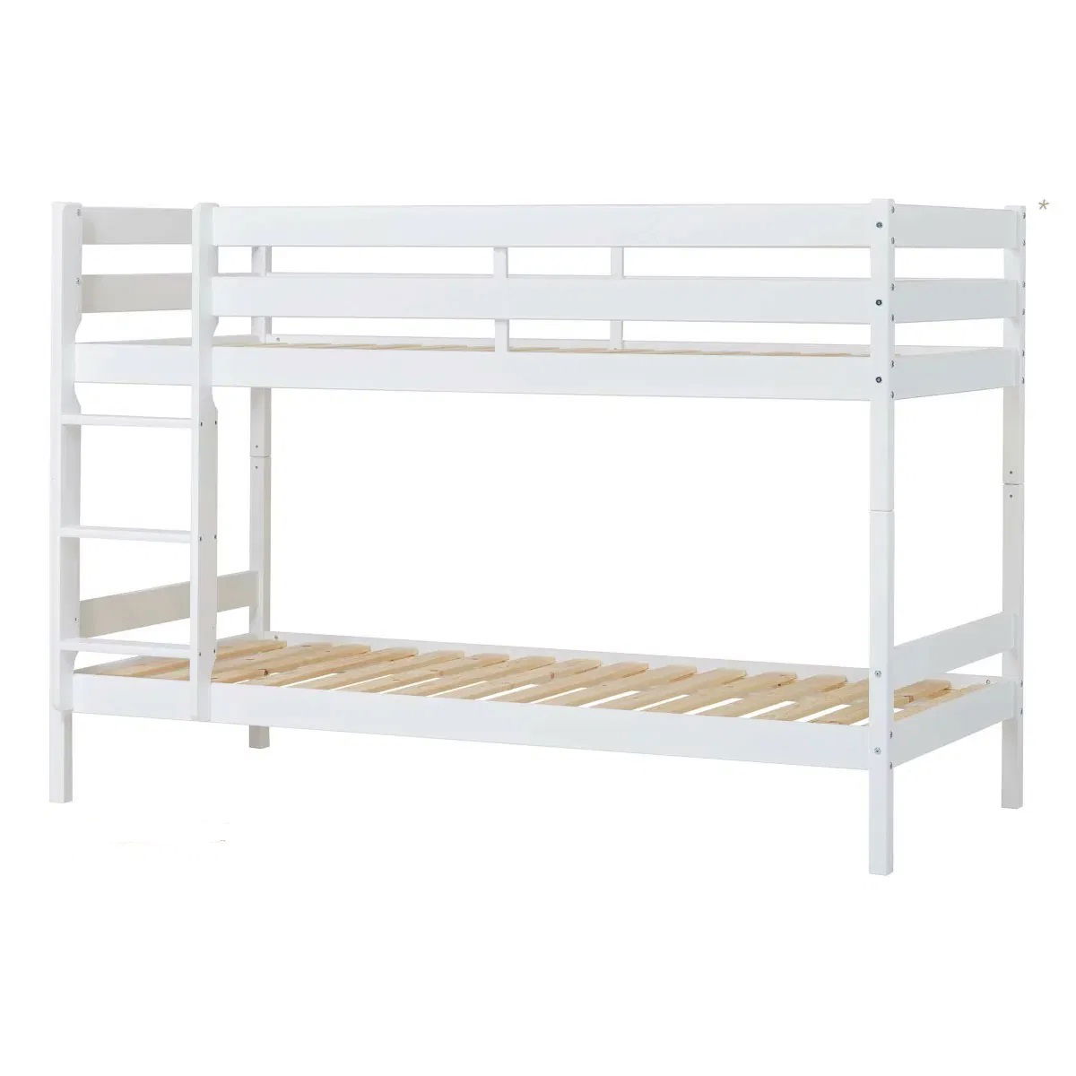 Hoppekids ECO Comfort Etagenbett Weiß 90x200 cm - mit Lattenrosten