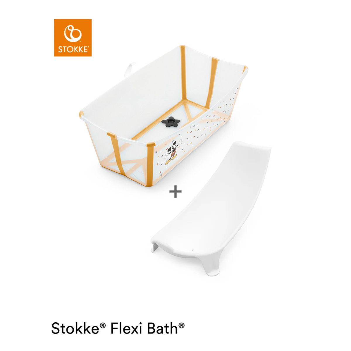 Stokke® Flexi Bath® Bundle Mickey Celebration plus Newborn Support