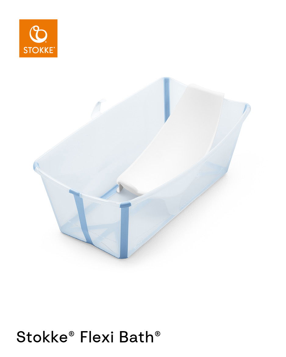 Stokke® Flexi Bath® Bundle Glacier Blue plus Newborn Support