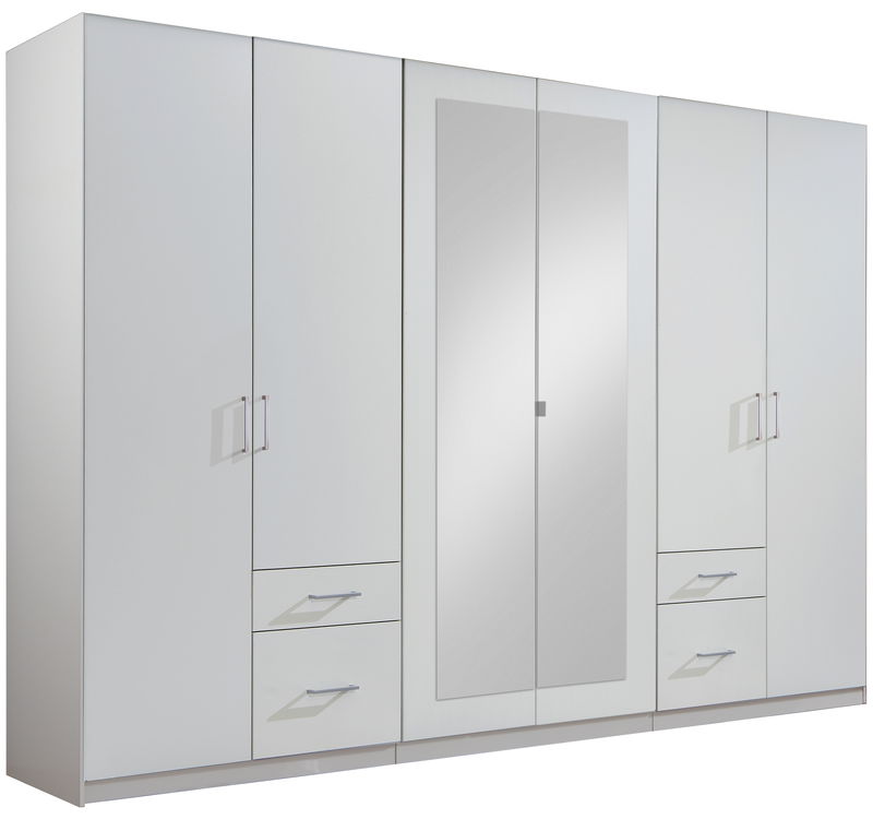 Wimex Freiburg Drehtürenschrank 270CM Weiss Wimex Freiburg Drehtürenschrank 270CM Weiss
