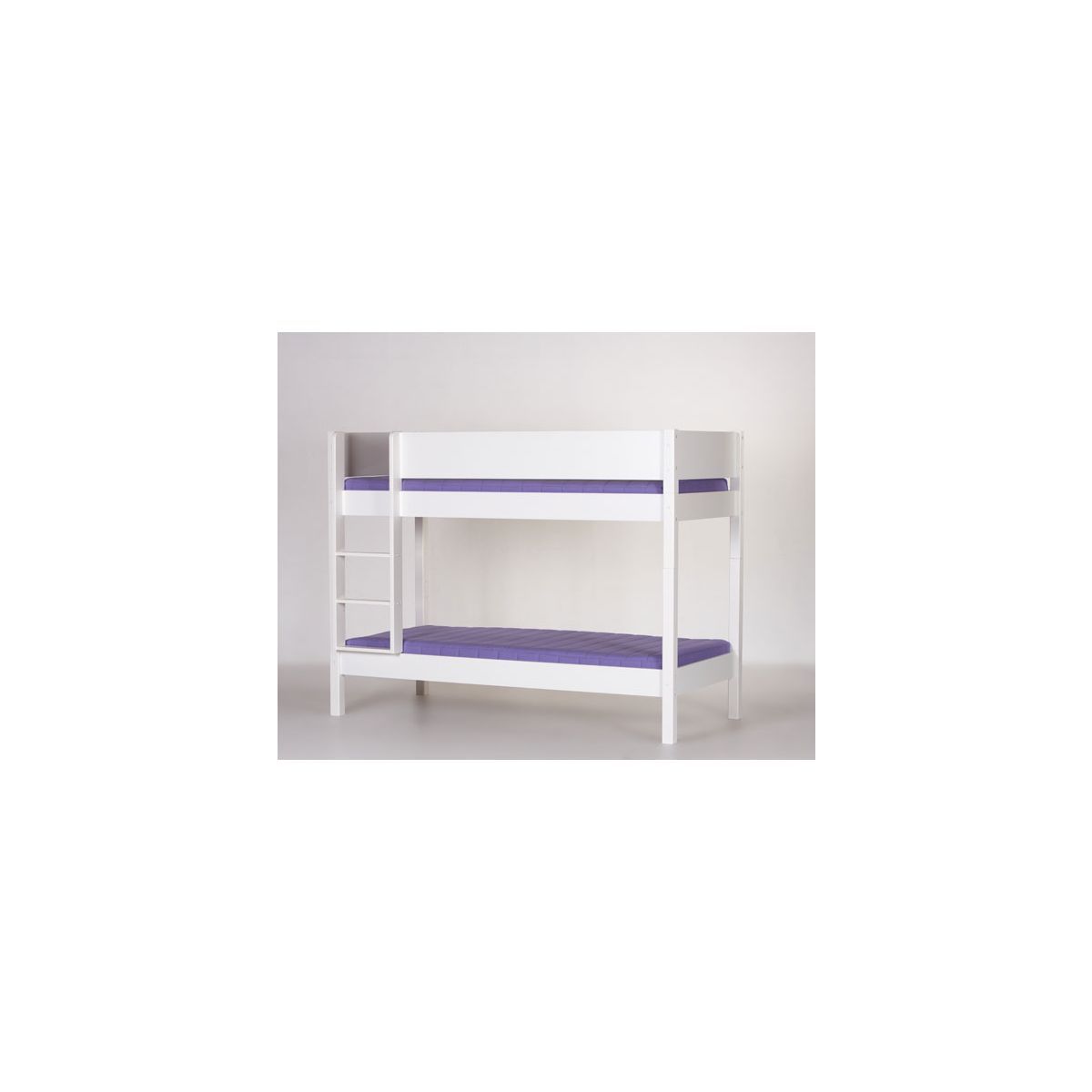 Manis-h Etagenbett FRIGG 90x200 cm einfarbig Höhe 159 cm - 22 Farben wählbar