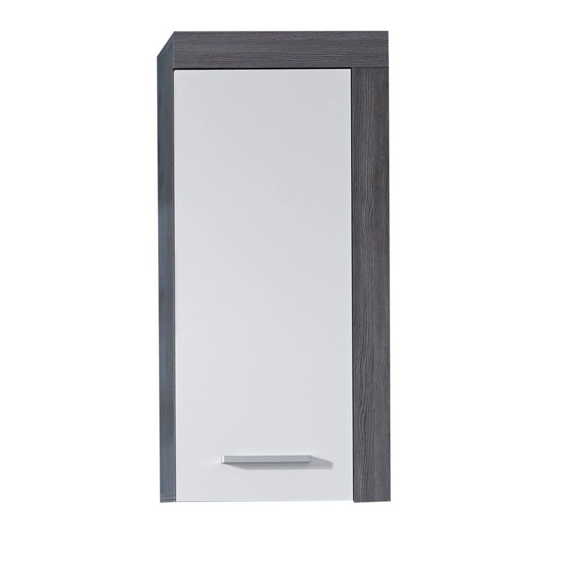 trendteam Miami Hängeschrank Weiß / Rauchsilber