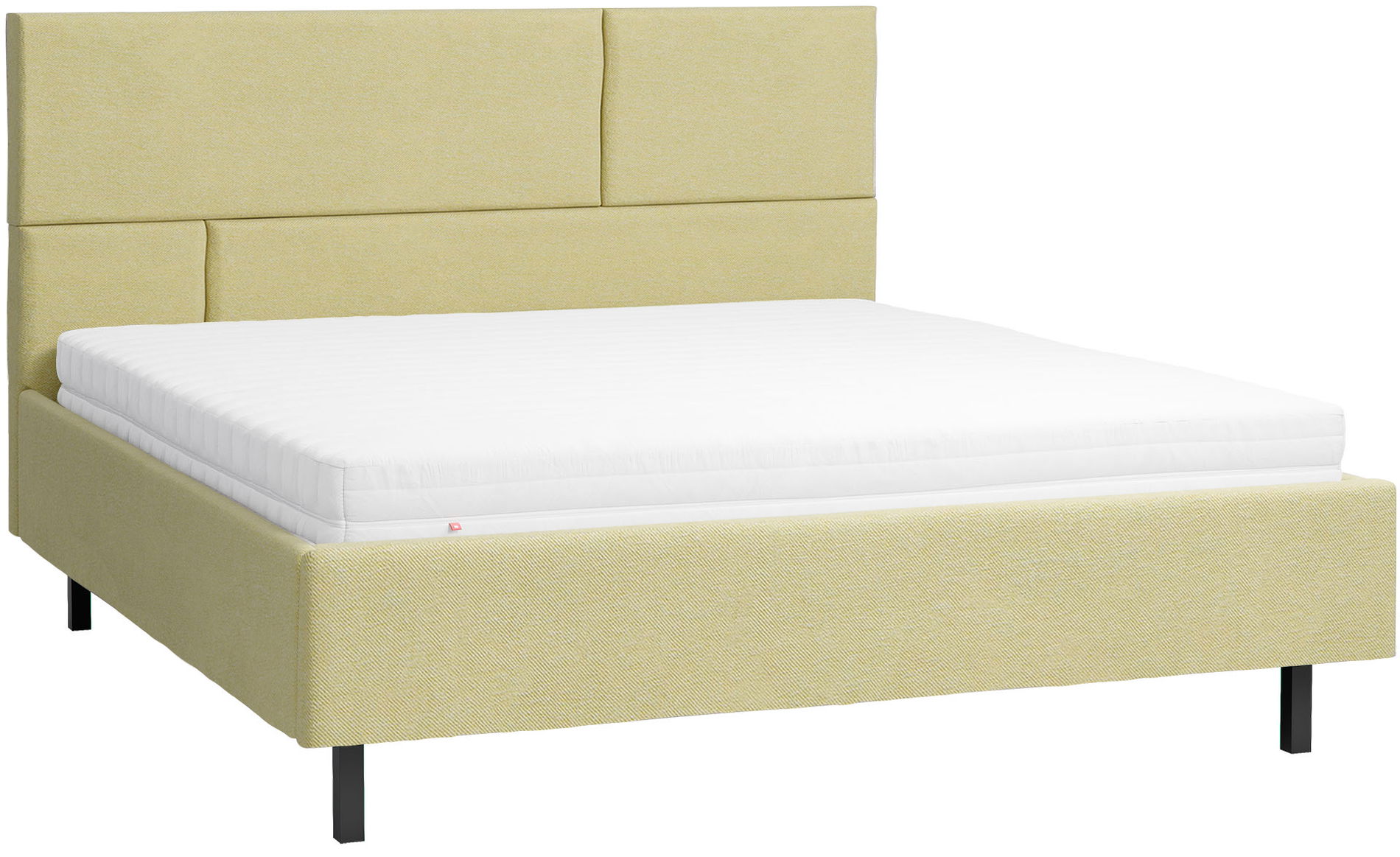 VOX Geometric Polsterbett 180x200cm Füße gerade schwarz