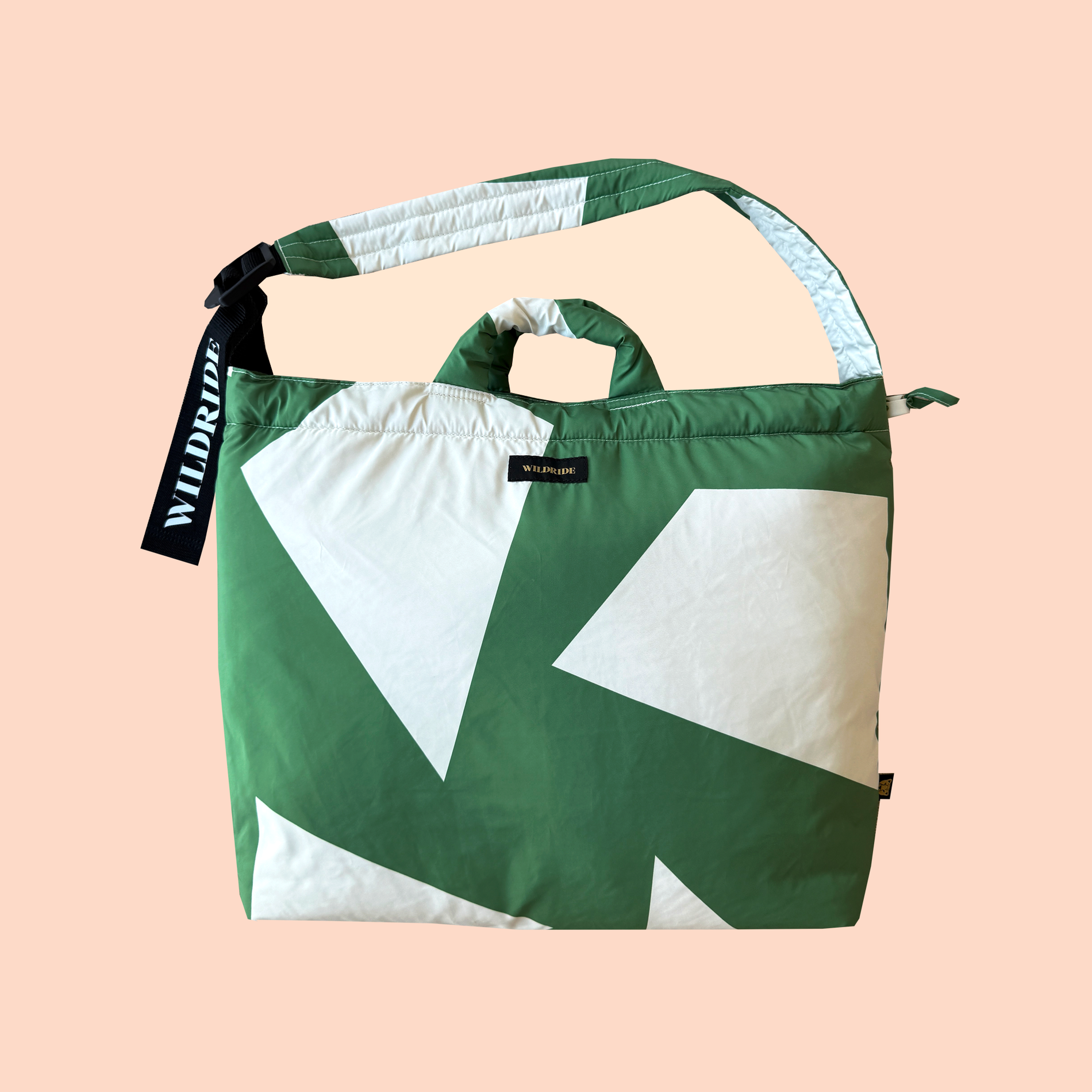 Wildride Schulter-Wickeltasche Green Graphic