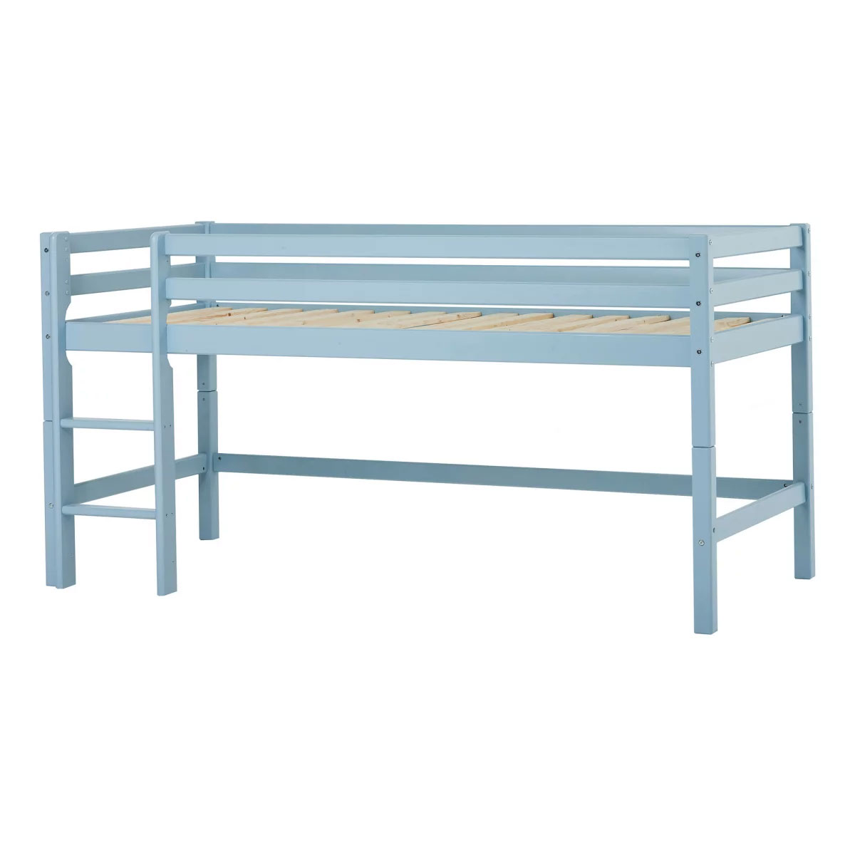 Hoppekids Halbhohes Bett ECO Dream - Dream Blue 90 x 200 cm | zum Toppreis