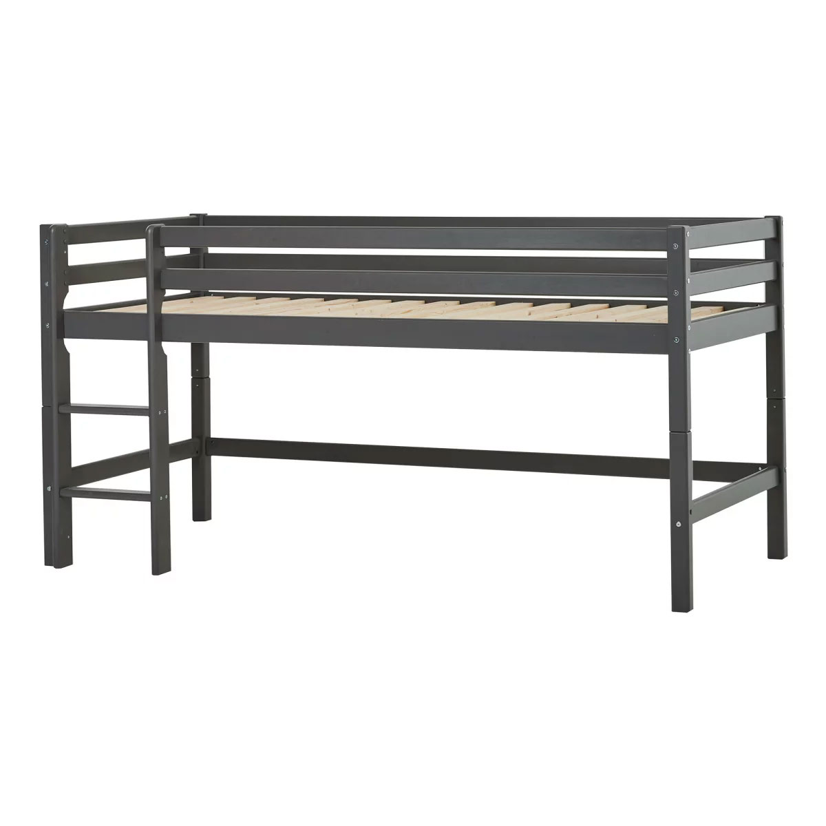 Hoppekids Halbhohes Bett ECO Dream Smoked Pearl 90 x 200 cm | zum Toppreis
