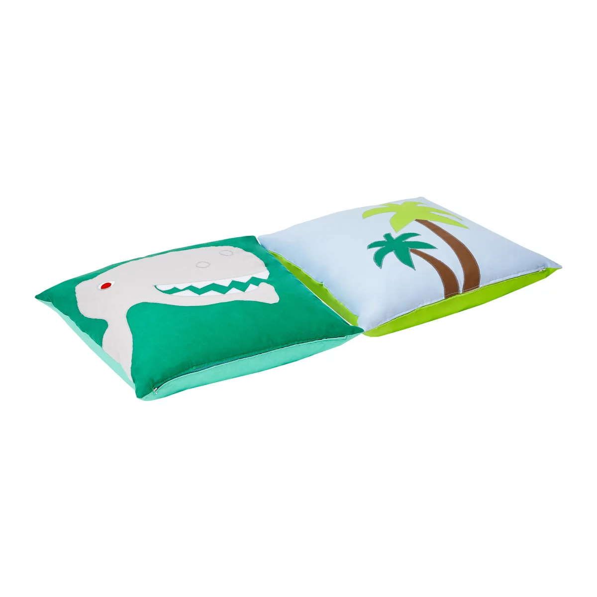 Hoppekids Kissen-Set DINOSAUR 2 unterschiedliche Kissen, 50x50 cm