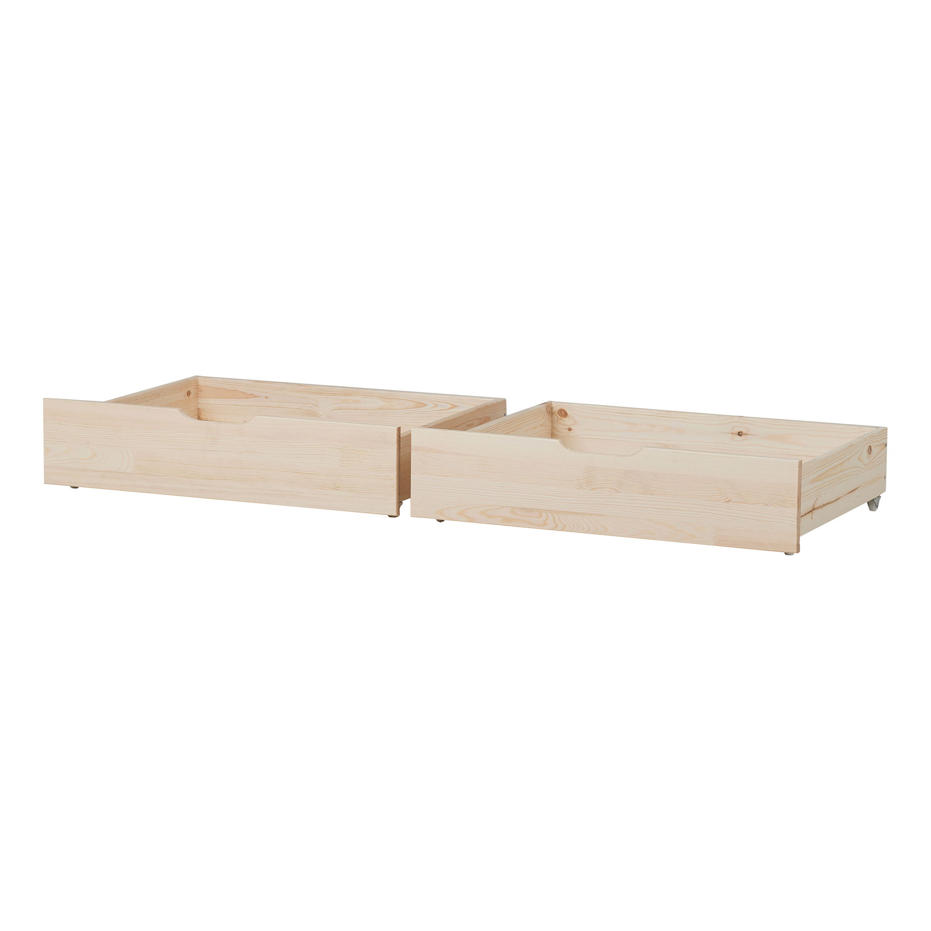 Hoppekids ECO Comfort Schubkästen-Set für 70x160 cm Kinderbetten Natur