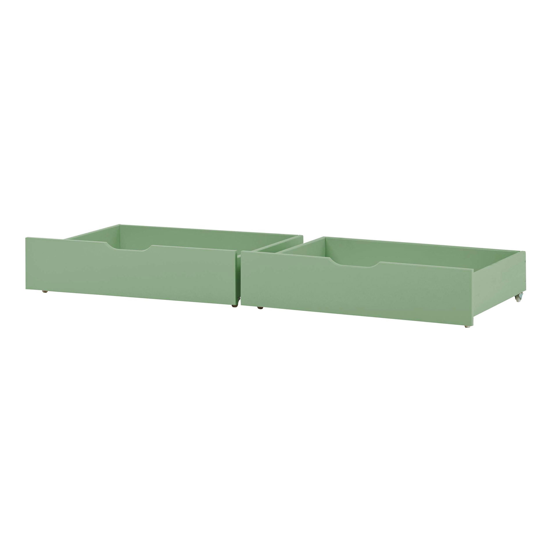 Hoppekids Schubladenset für Betten 70x160cm Pale Green