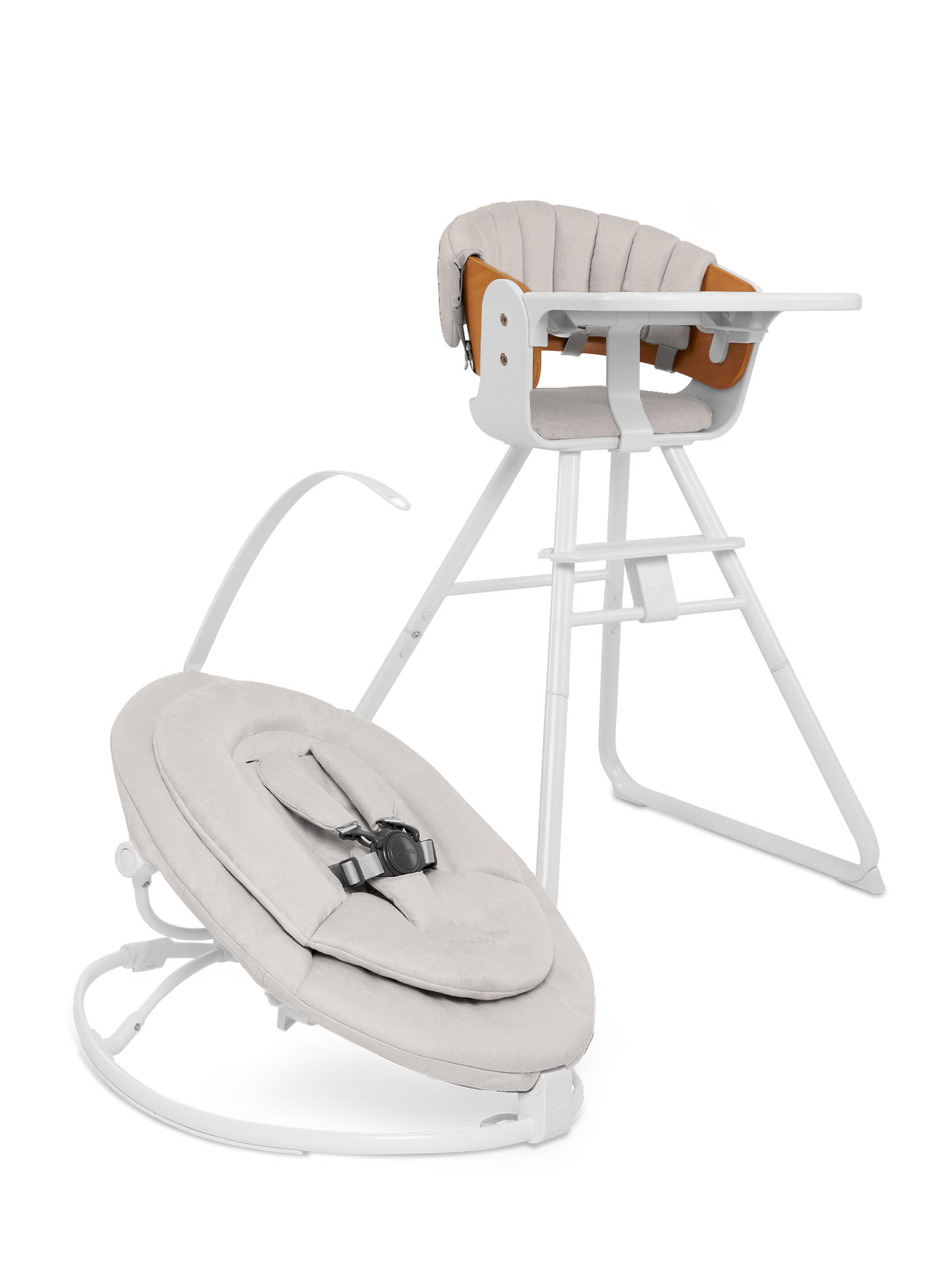 iCandy Mi-Chair Hochstuhl White Complete Set Pearl