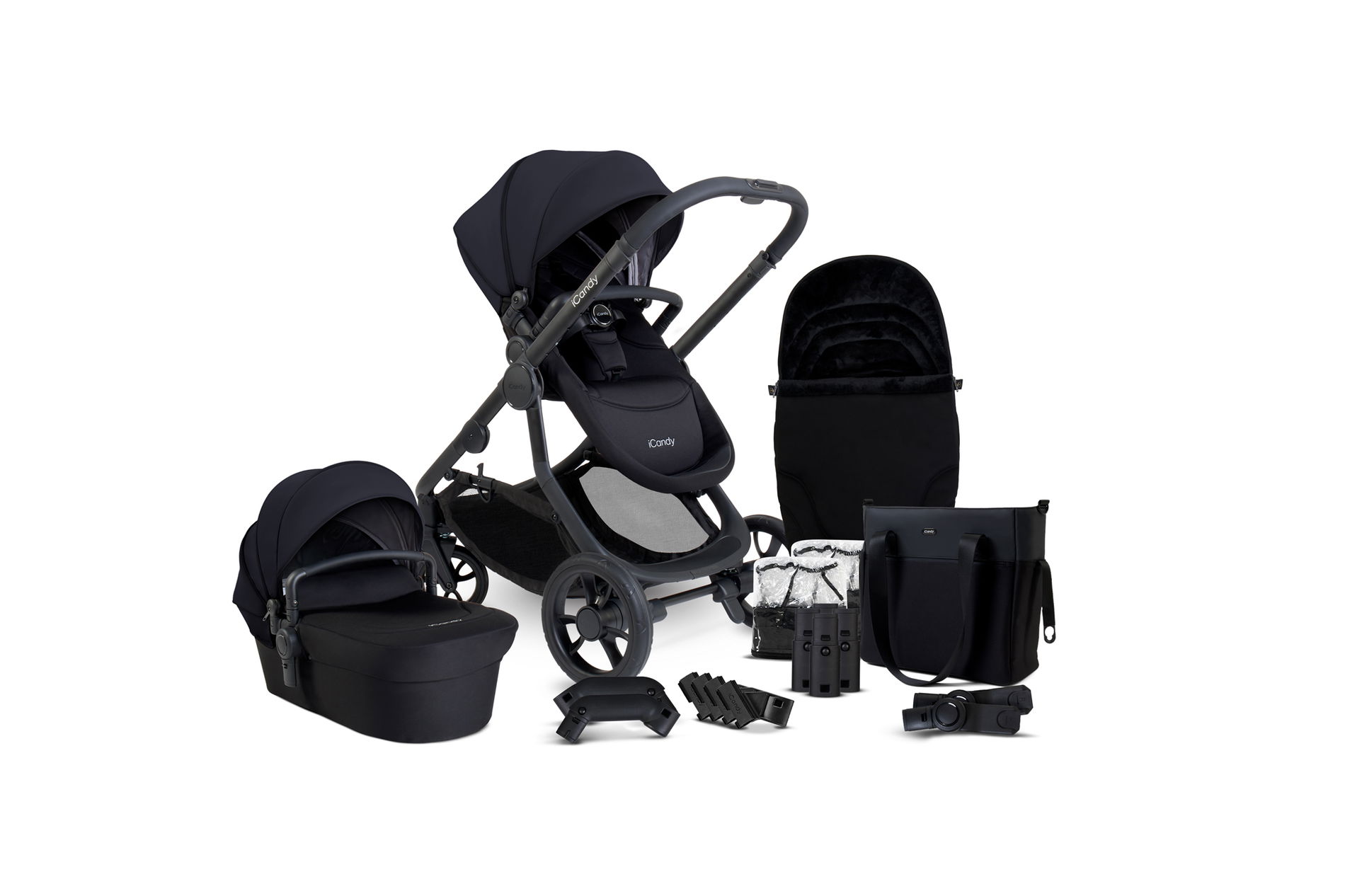 iCandy Orange 4 Single Complete Black Edition Bundle