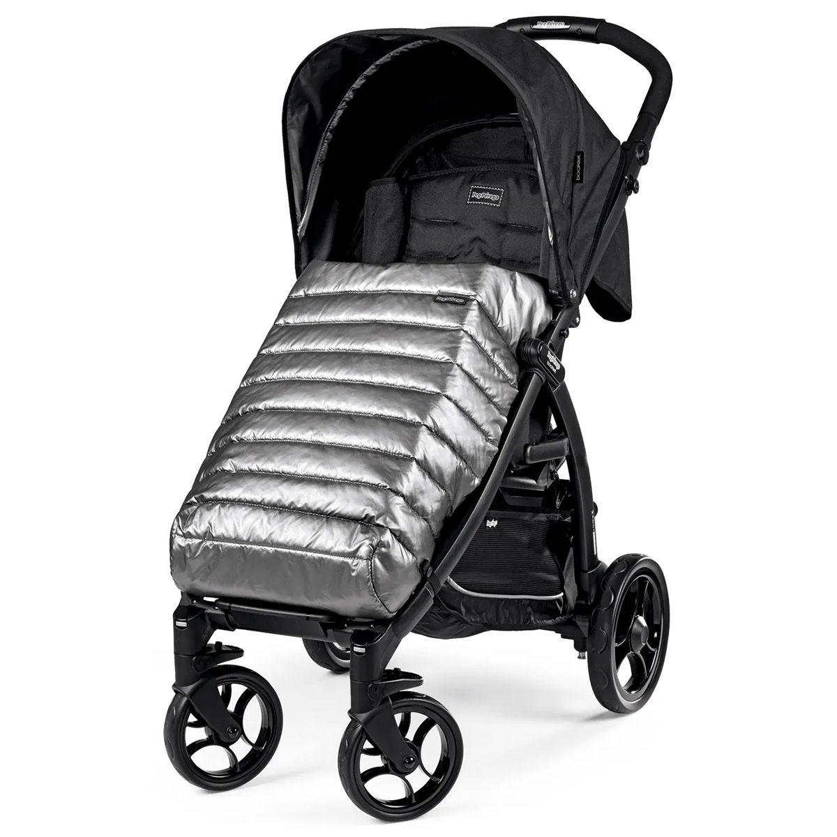 Peg Perego Beindecke silber-grau für Booklet, Pliko Mini