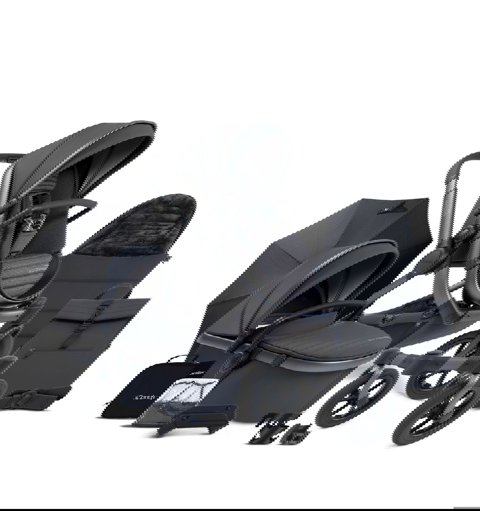 iCandy Peach 7 All Terrain Storm Complete Bundle Grey