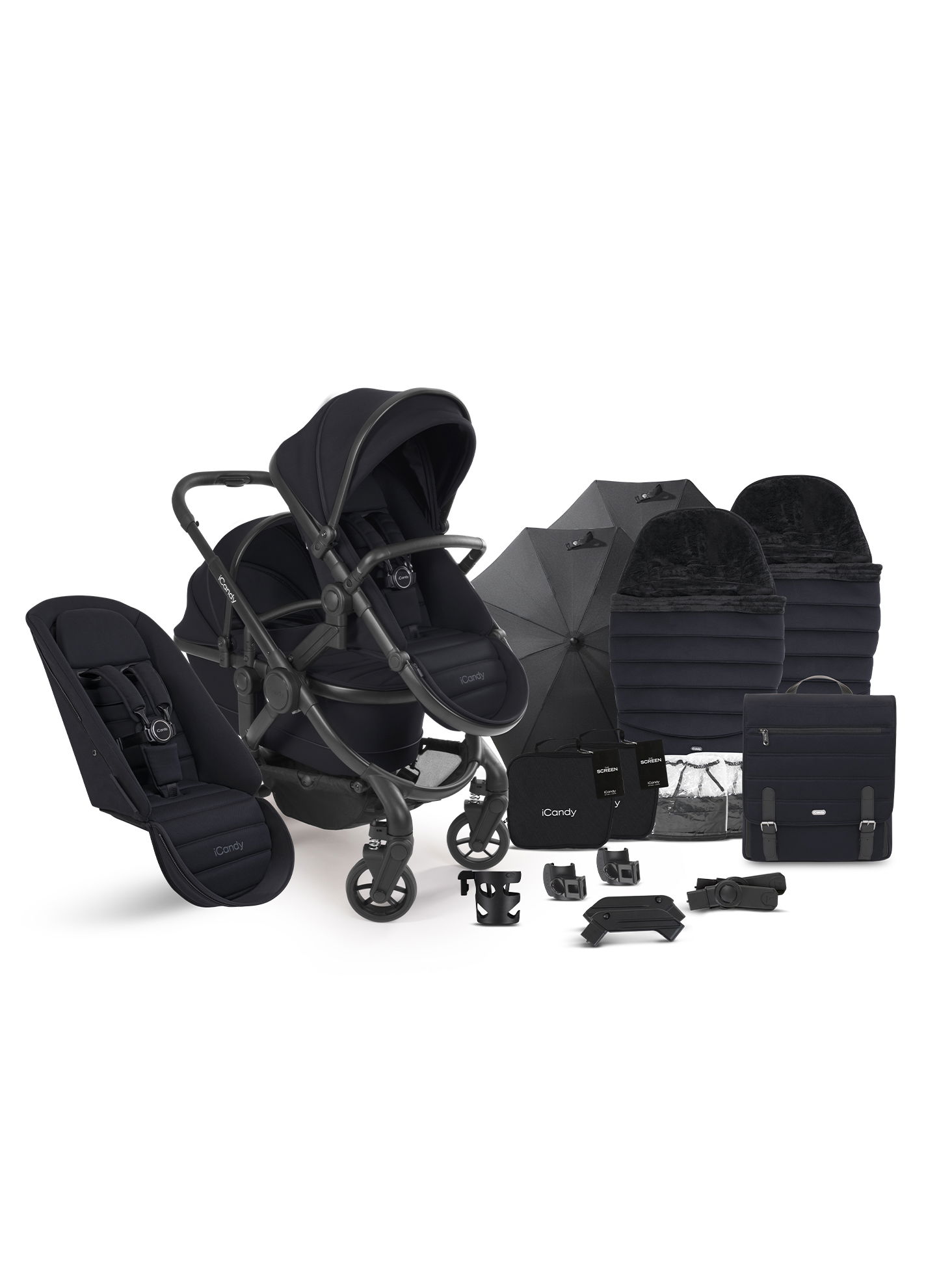 iCandy Peach 7 Double Complete Bundle Black