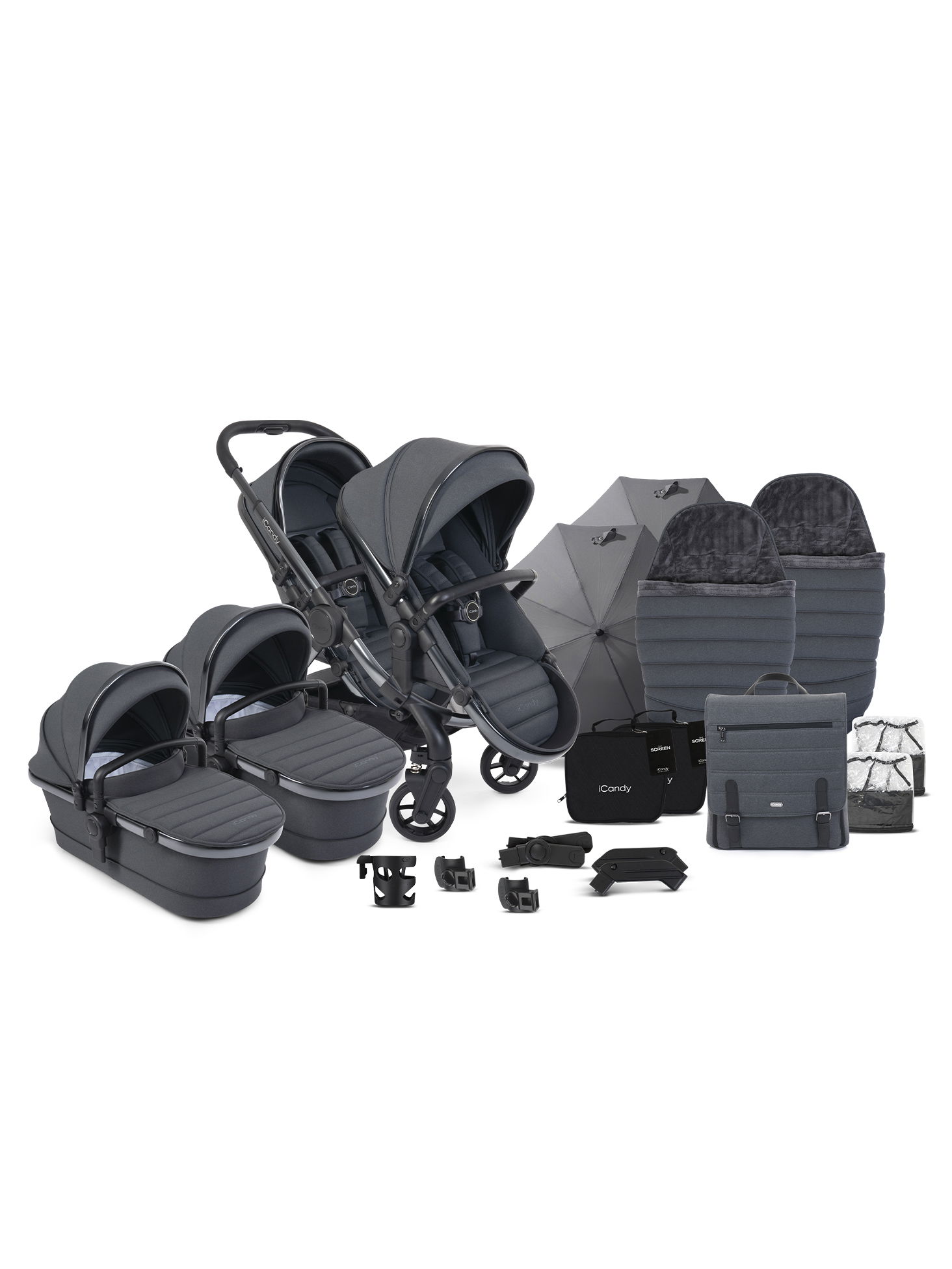 iCandy Peach 7 Twin Complete Bundle Truffle
