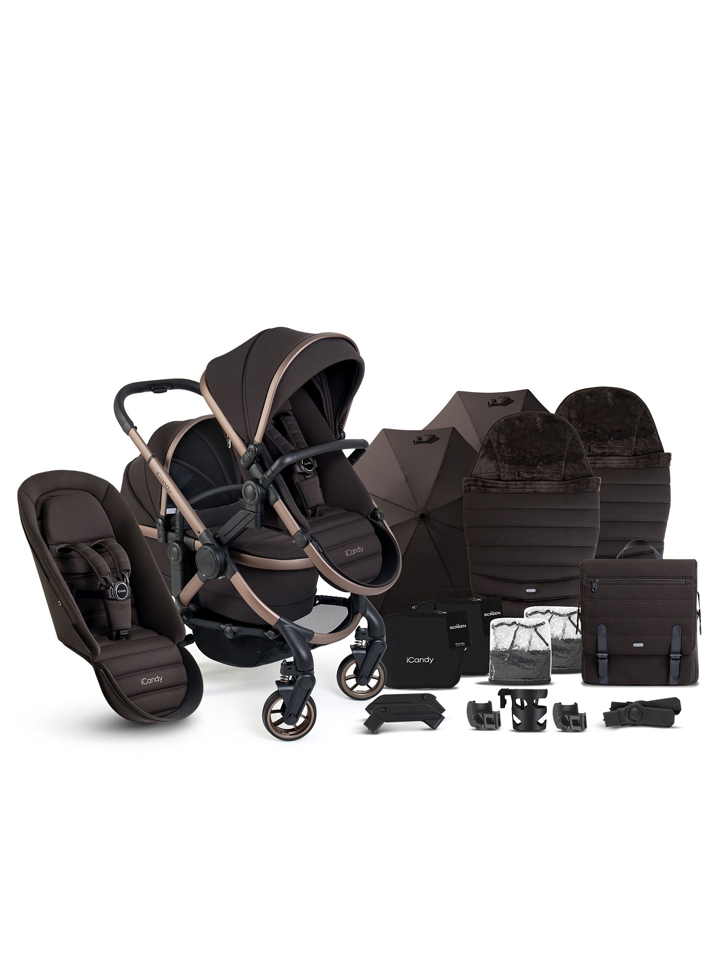 iCandy Peach 7 Double Complete Bundle Pecan