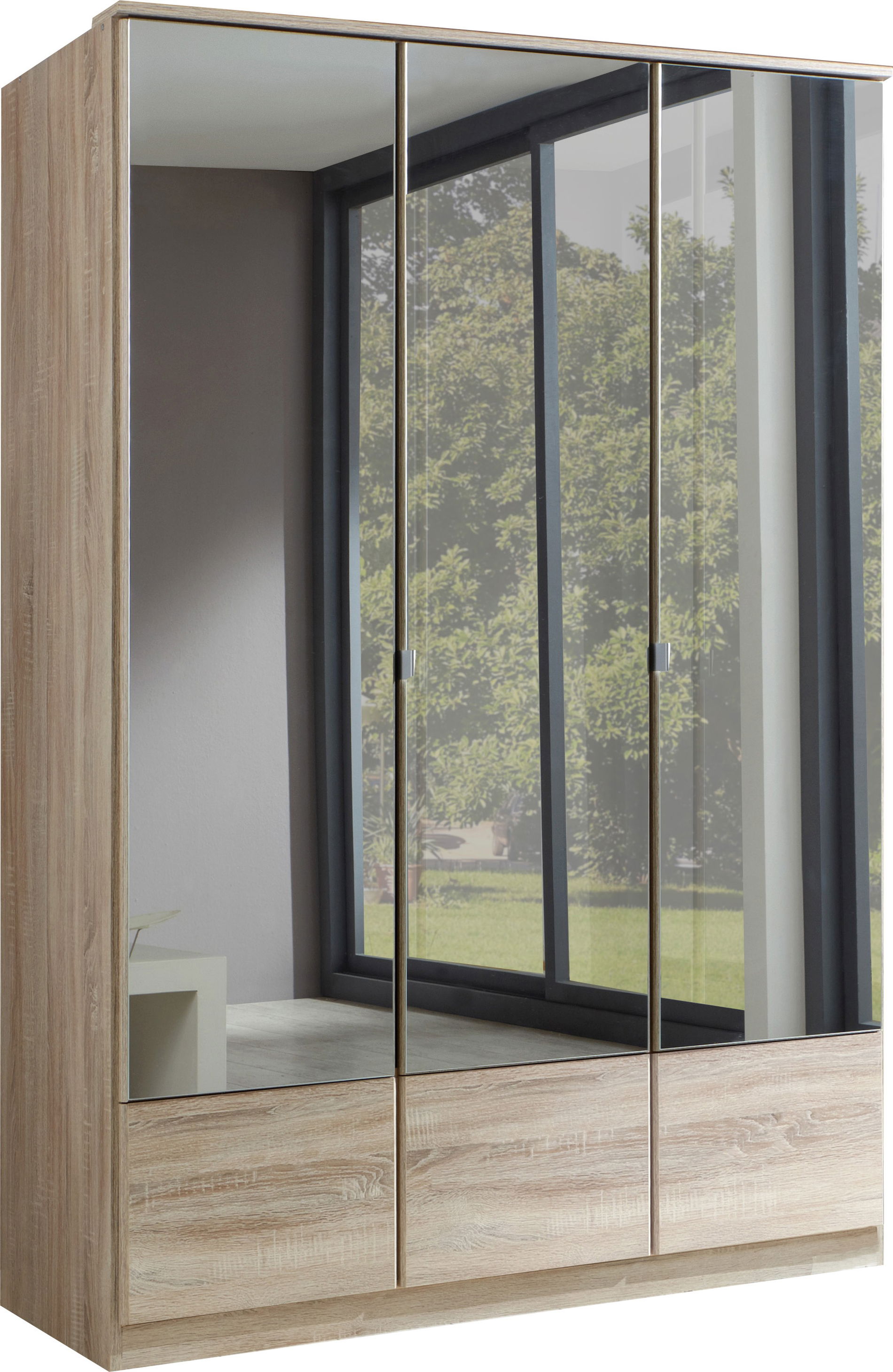 Wimex Imago Kleiderschrank 3T Eiche sägerau-Nachbildung