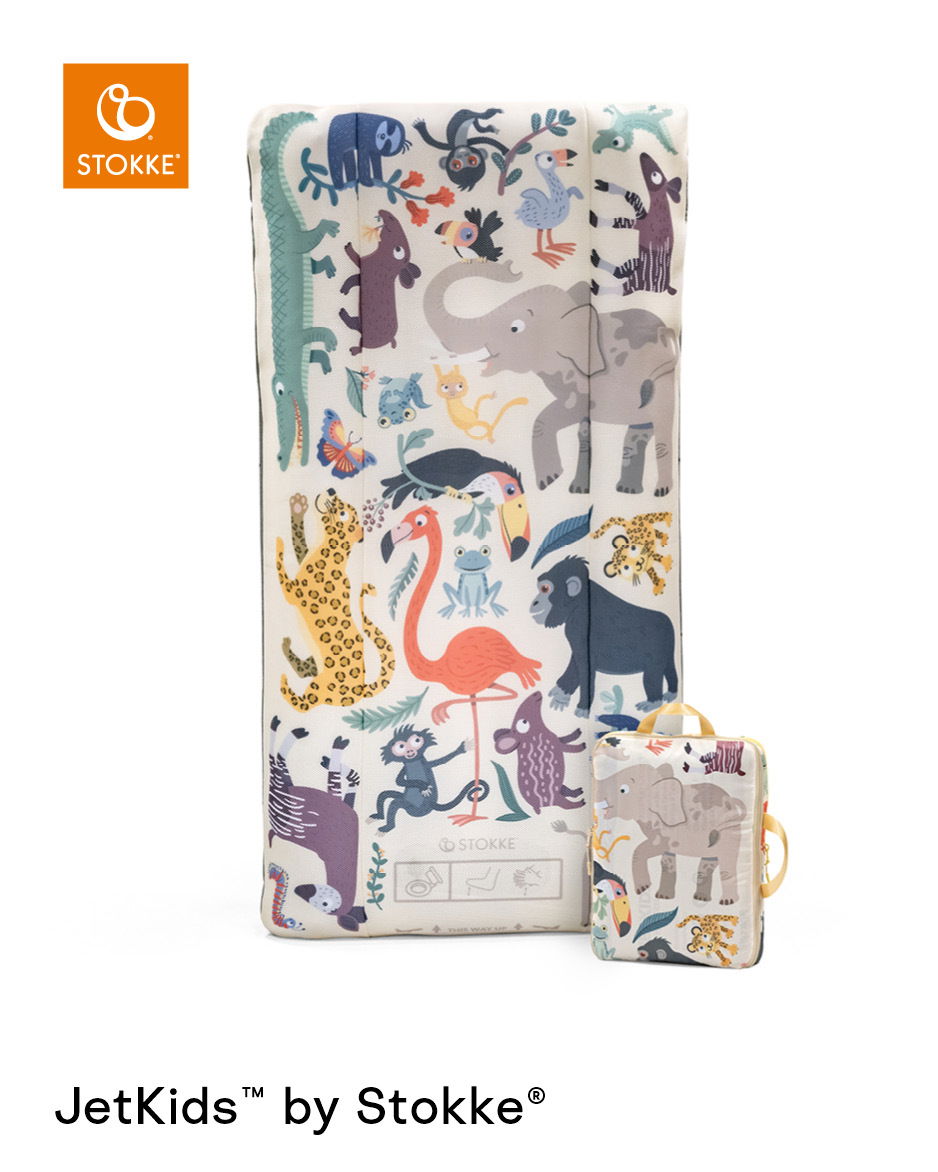 Stokke® JetKids™ CloudSleeper aufblasbare Matratze Animal Family