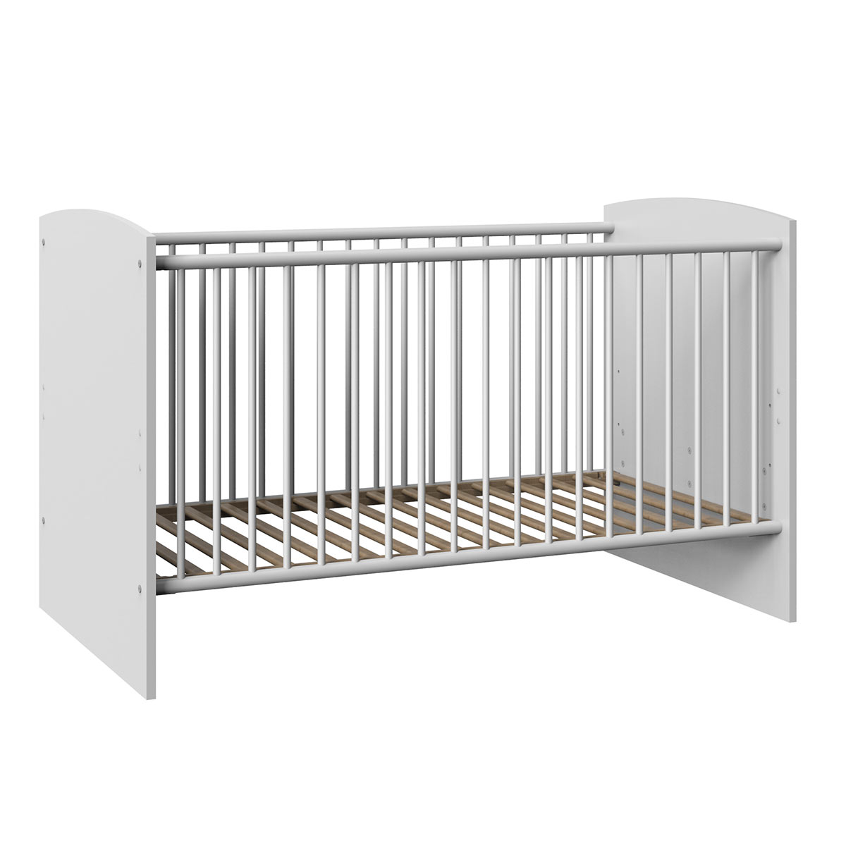 Wimex Joker Babybett 70 x 140 cm Weiß/Eiche sägerau Dekor