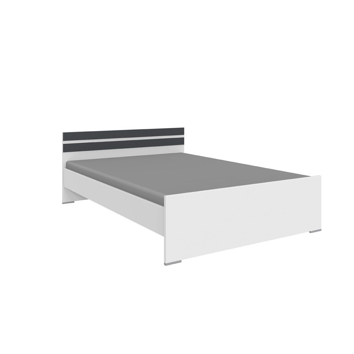 Wimex Joker Jugendbett 140x200 cm Weiß / Graphit