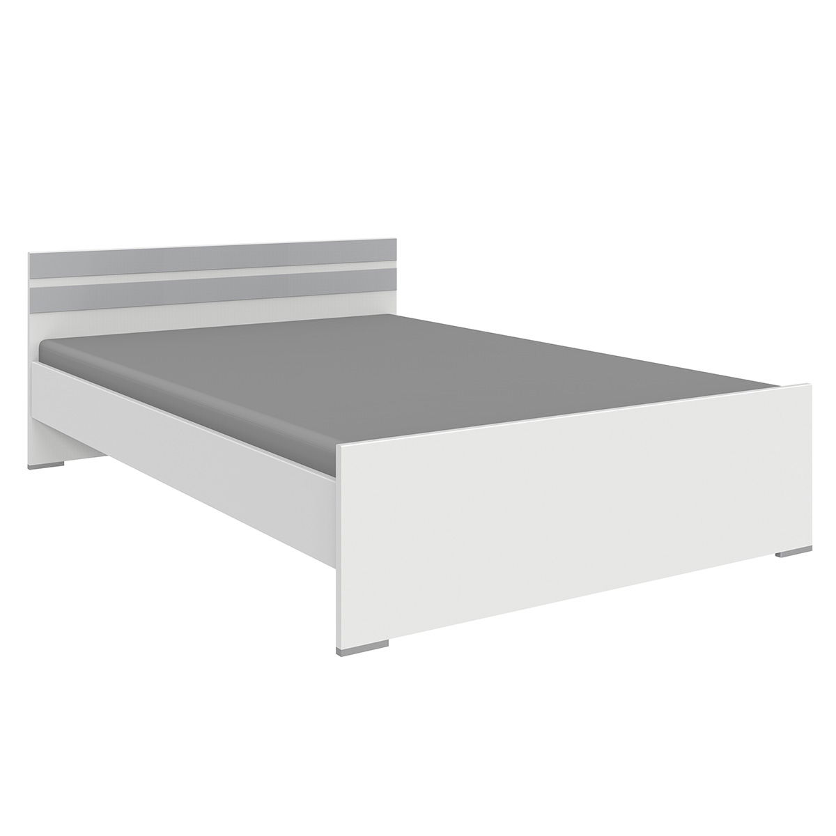 Wimex Joker Bett 140 x 200 cm Weiß/Light grey