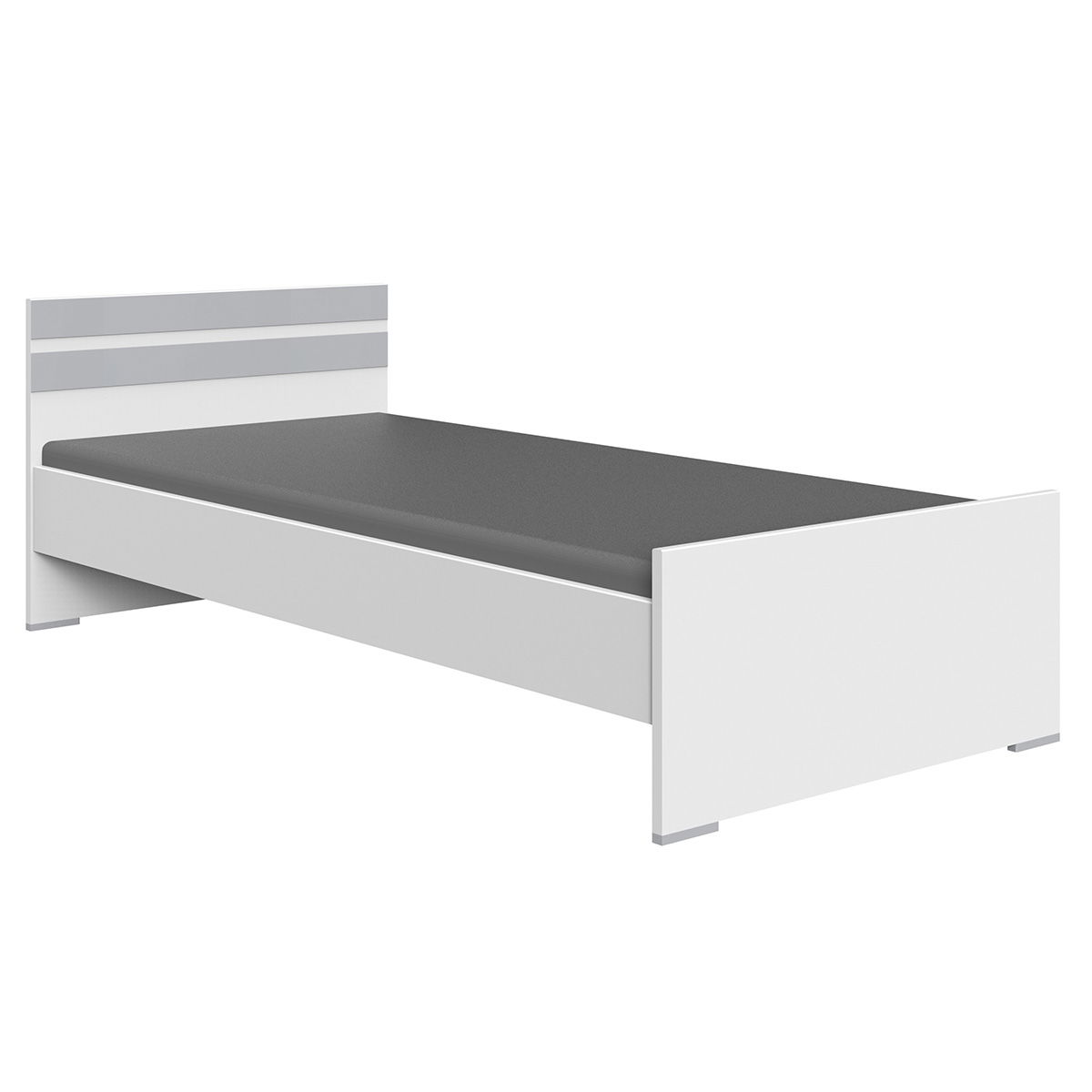 Wimex Joker Bett 90 x 200 cm Weiß/Light grey