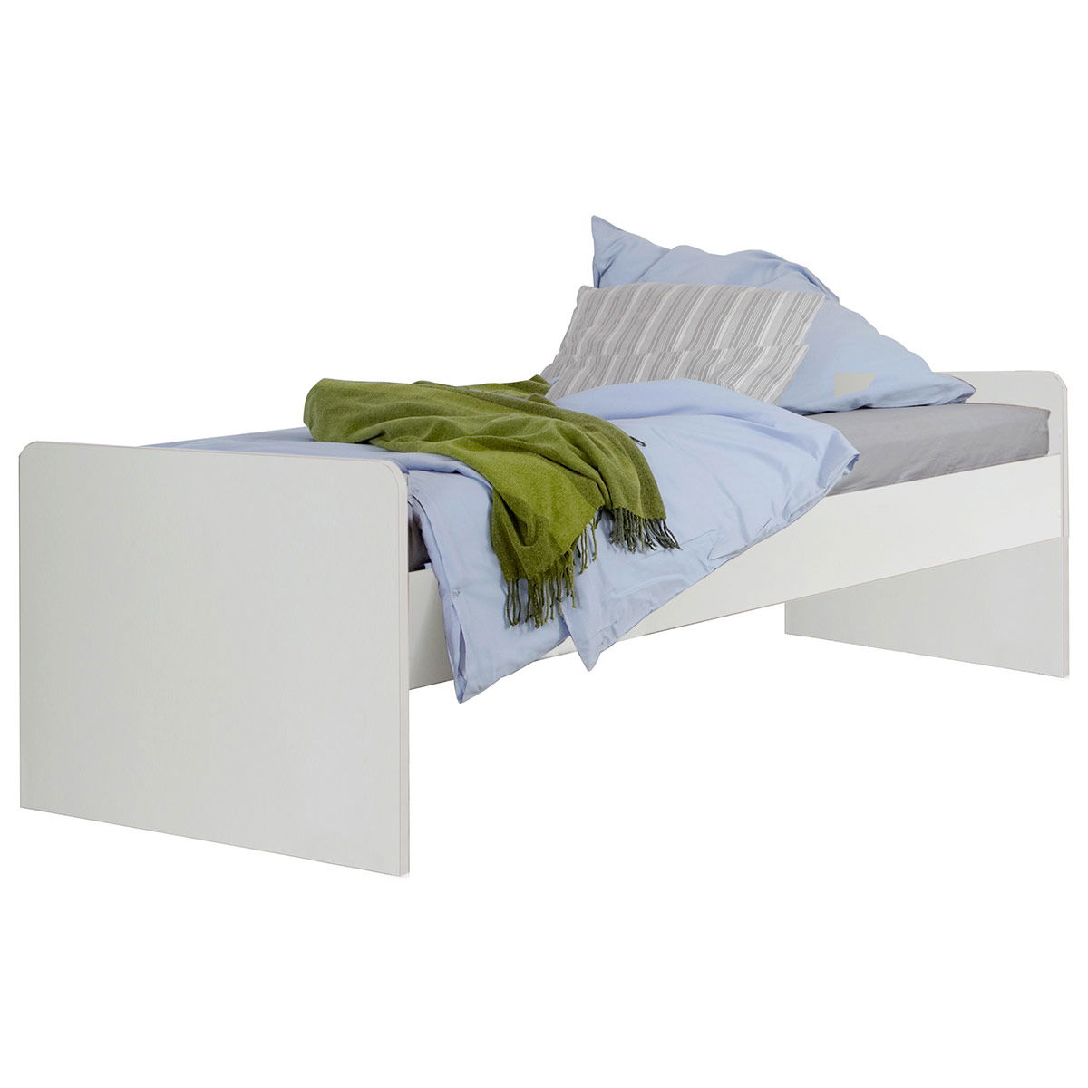 Wimex Joker Kastenbett 90 x 200 cm Weiß/Light grey