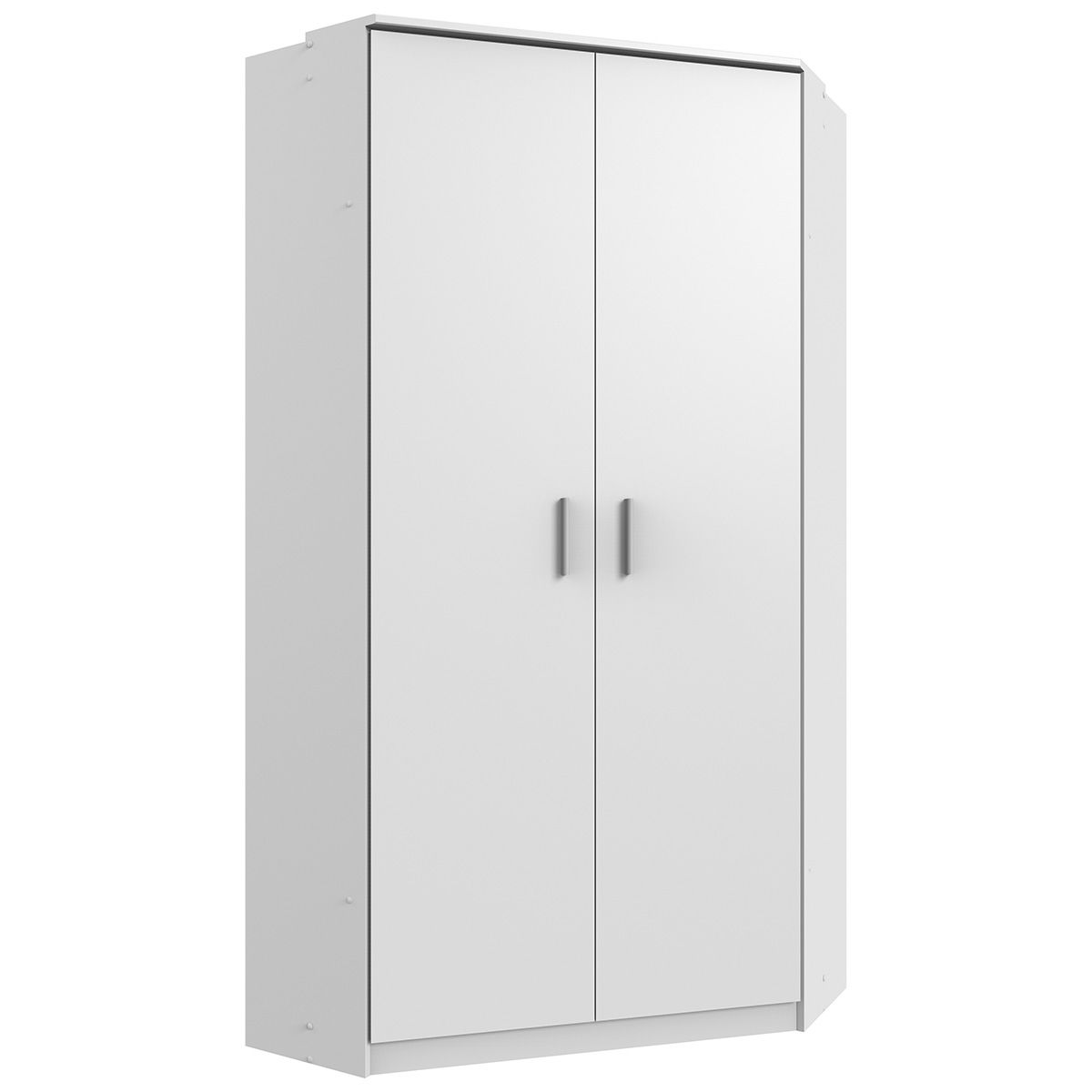 Wimex Joker Eckschrank 120 x 120 cm Weiß/Light grey
