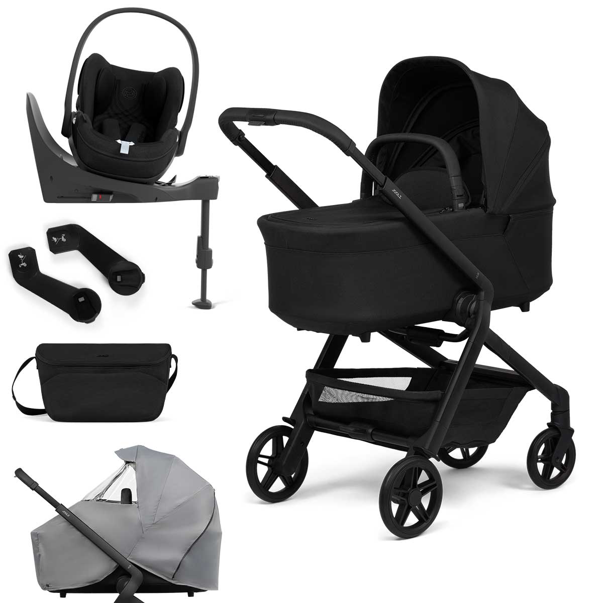 Joolz Hub2 Kinderwagen Bundle Space Black + CYBEX Cloud T i-Size, Base T & Zubehör