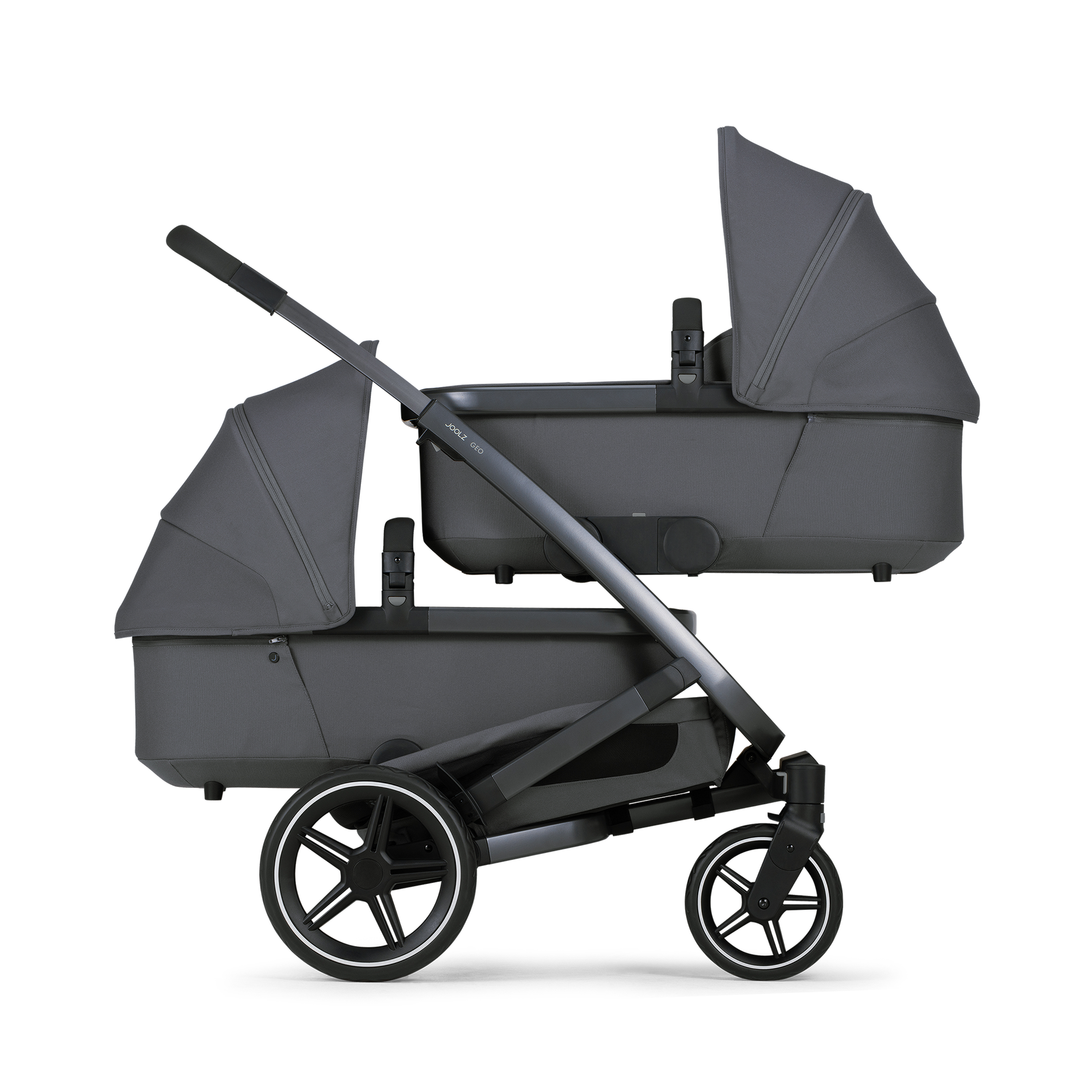 Joolz Geo3 Twin Zwillingskinderwagen Stone grey