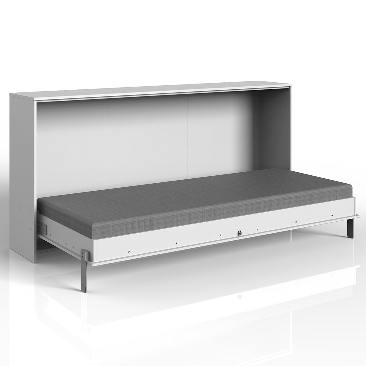 Wimex Juist Klappbett horizontal 90 x 200 cm Weiß