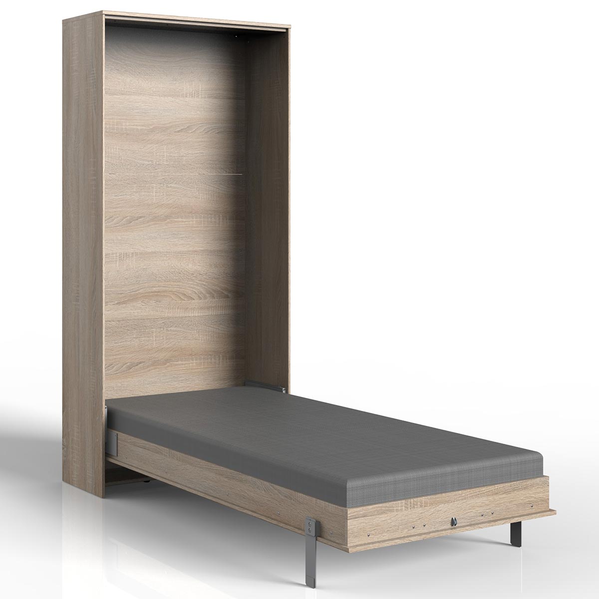 Wimex Juist Klappbett vertikal 90 x 200 cm Eiche sägerau Dekor
