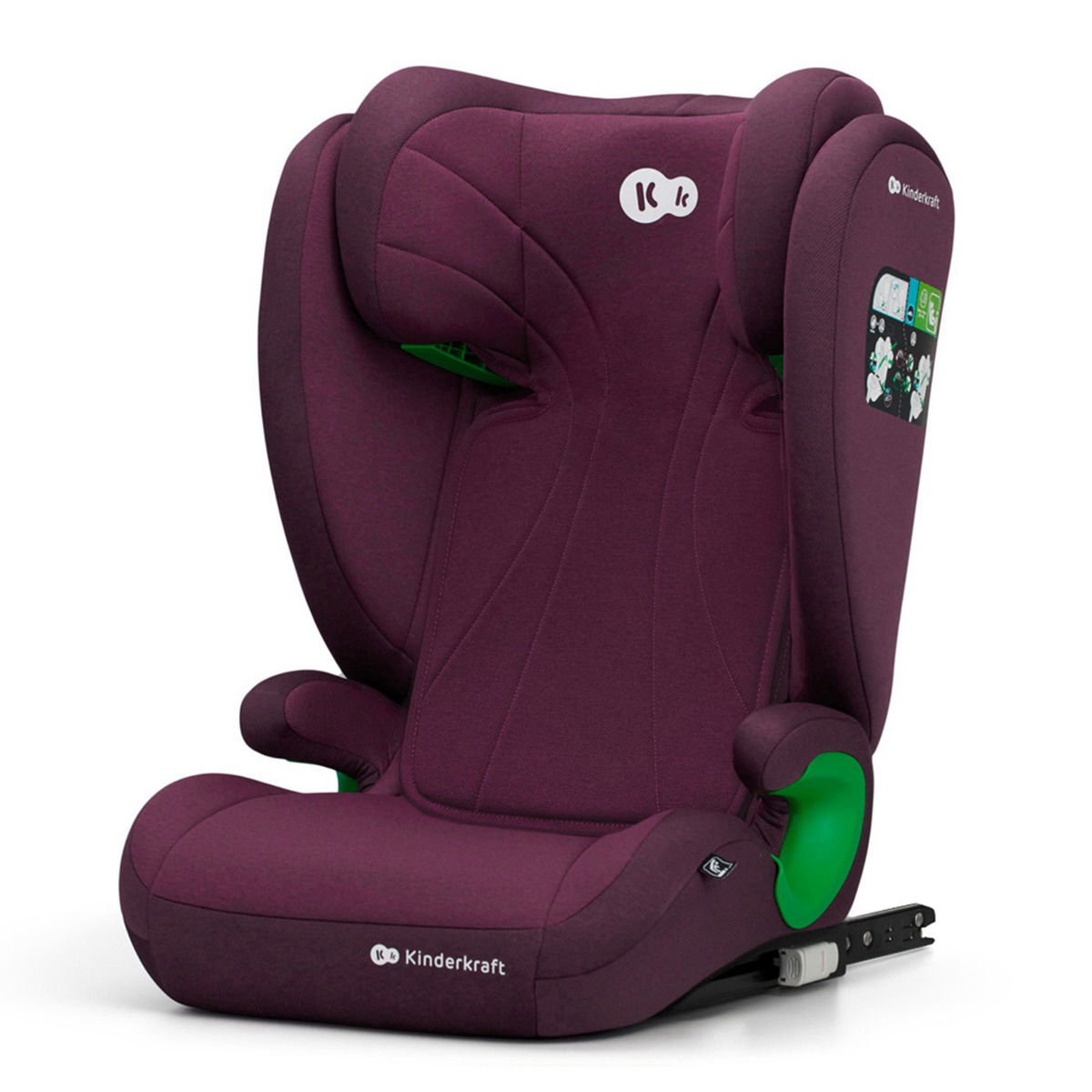 Kinderkraft Junior Fix 2 i-Size Kindersitz cherry pearl 100-150 cm
