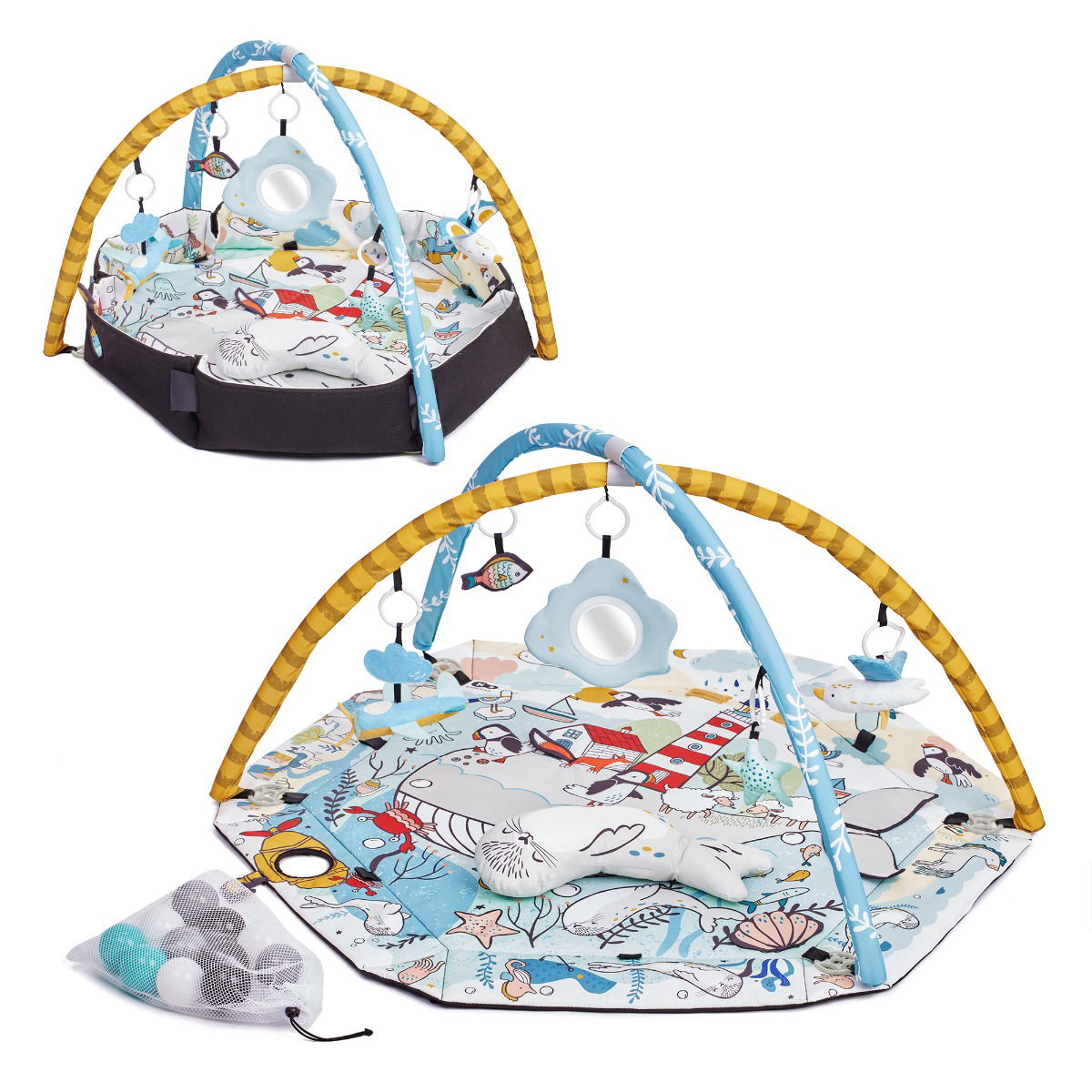 Kinderkraft Sensorische Lernmatte SMARTPLAY SEA