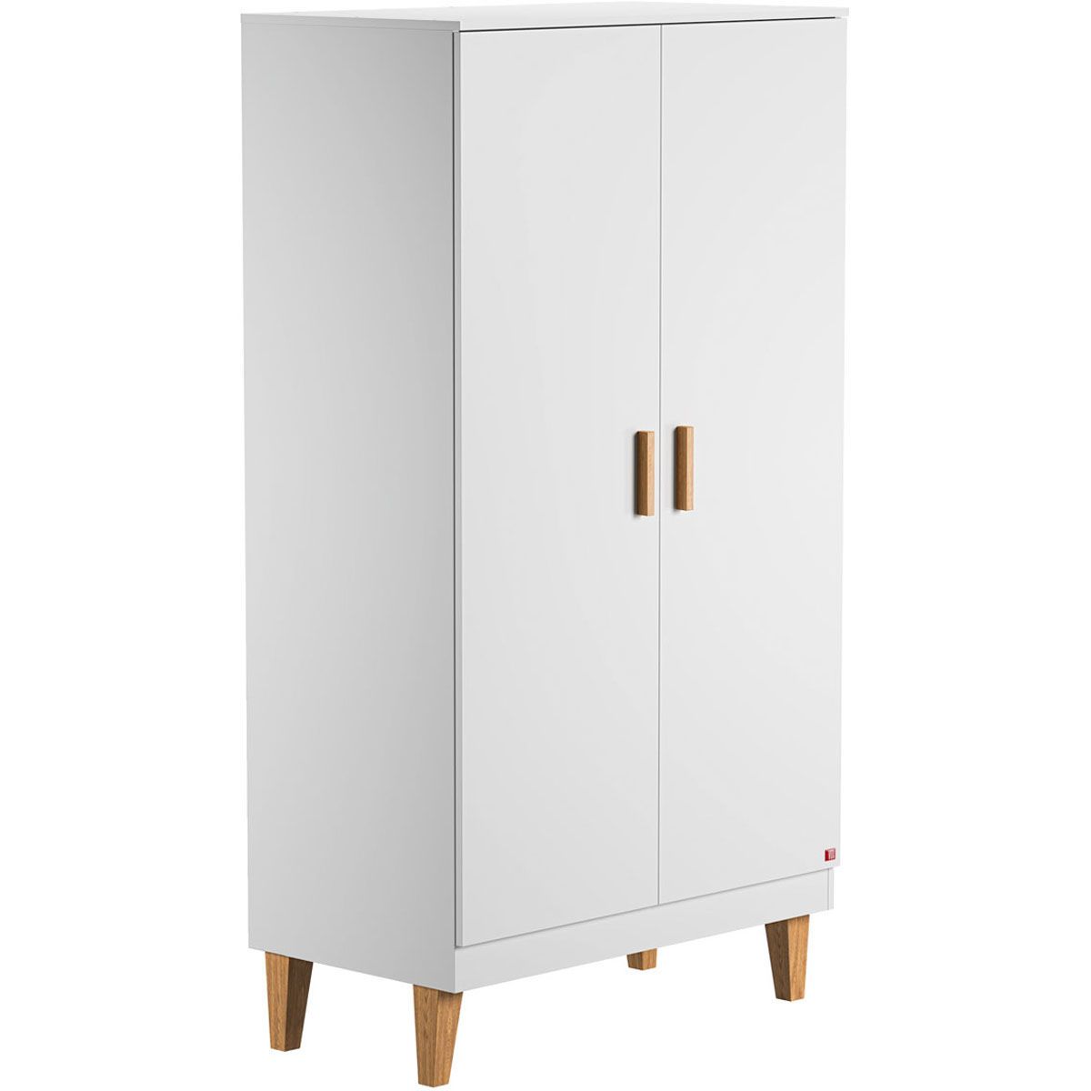 VOX Lounge Kleiderschrank weiß/eiche 2-türig
